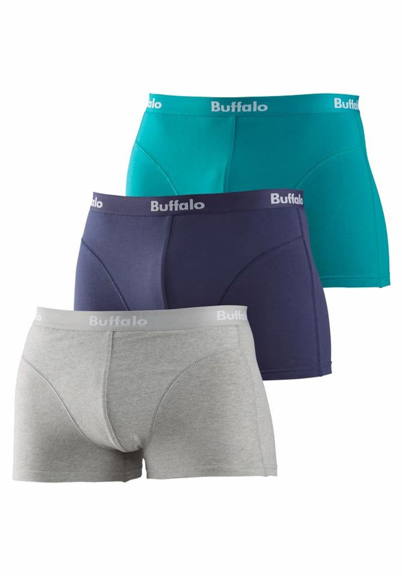 BUFFALO Boxeralsók  kék / türkiz / szürke