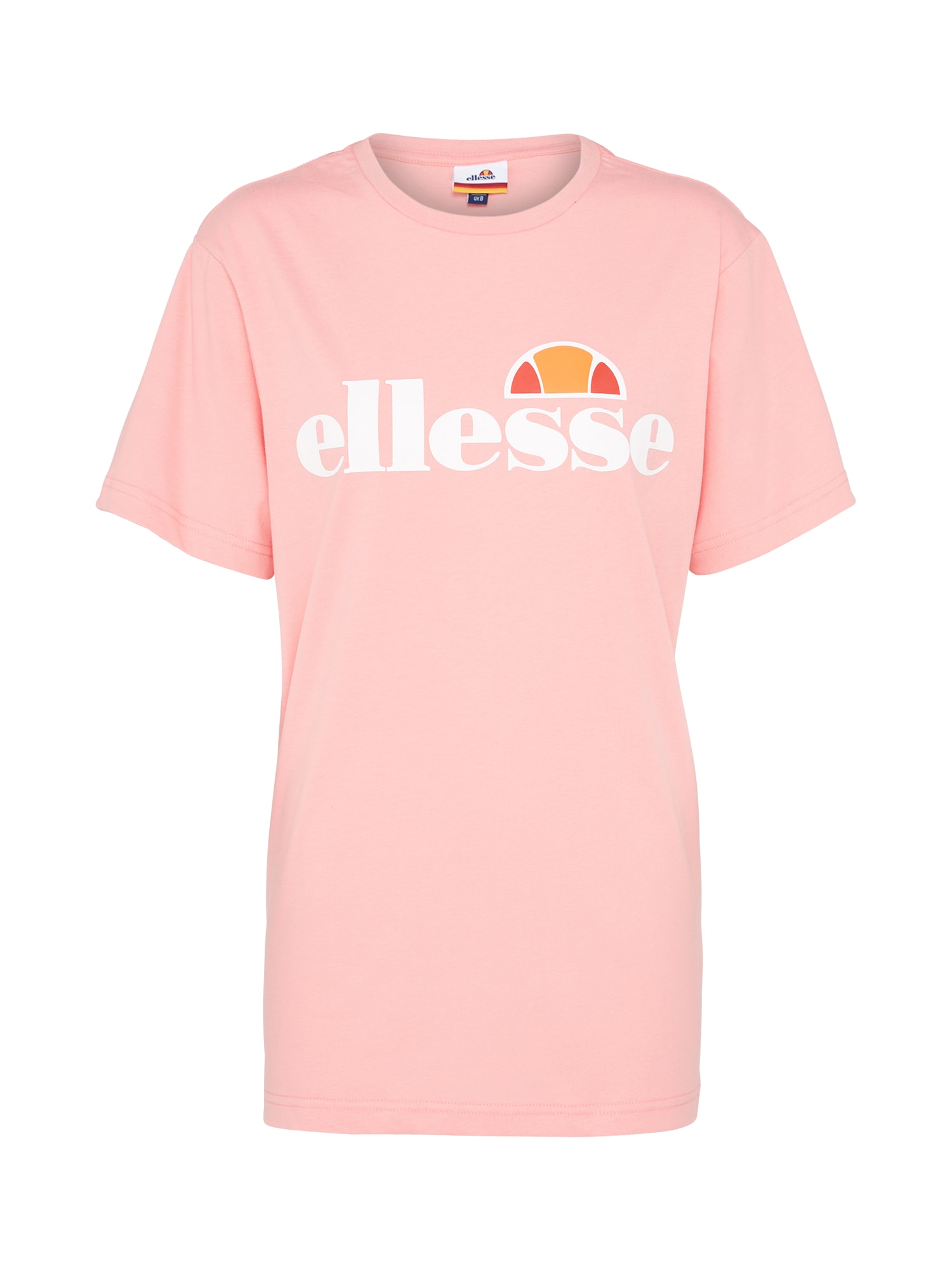 ELLESSE Póló 'Albany'  rózsaszín / fehér / narancs / piros