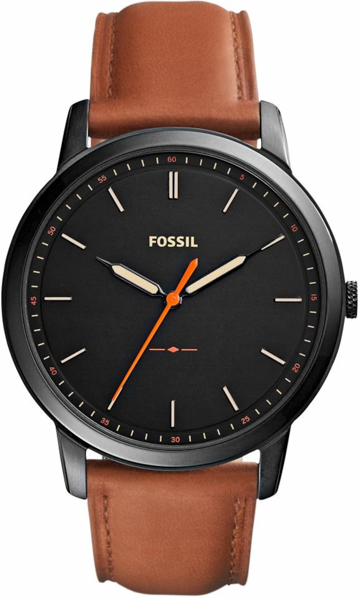 FOSSIL Analóg órák 'THE MINIMALIST 3H'  barna / fekete