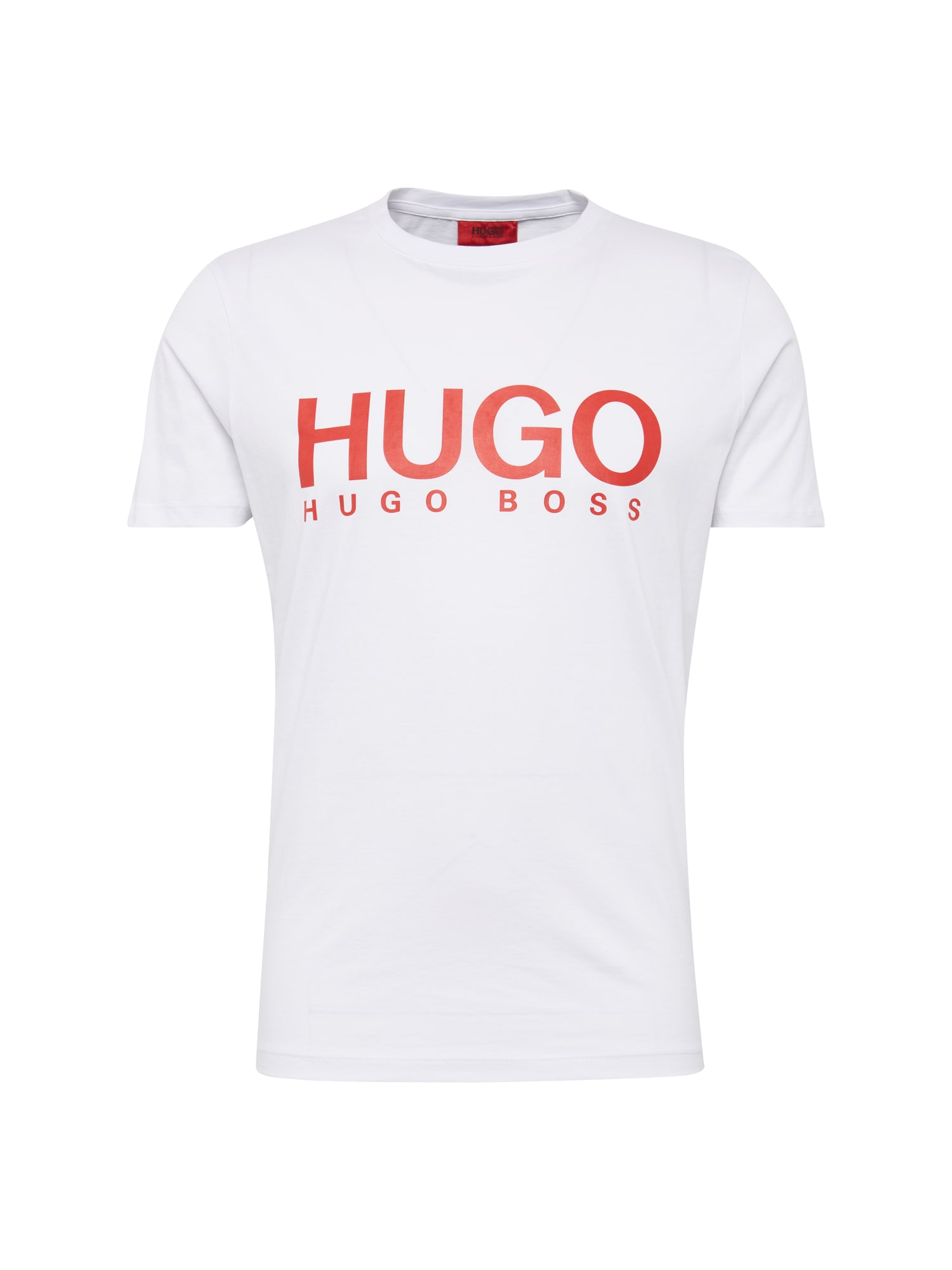 HUGO Póló 'Dolive'  piros / fehér