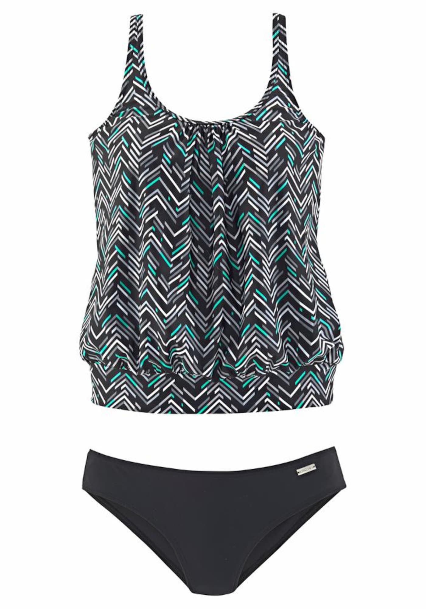 LASCANA Tankini  fekete