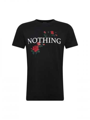 Mister Tee Póló 'Nothing Rose'  fekete / fehér / dinnye / fenyő