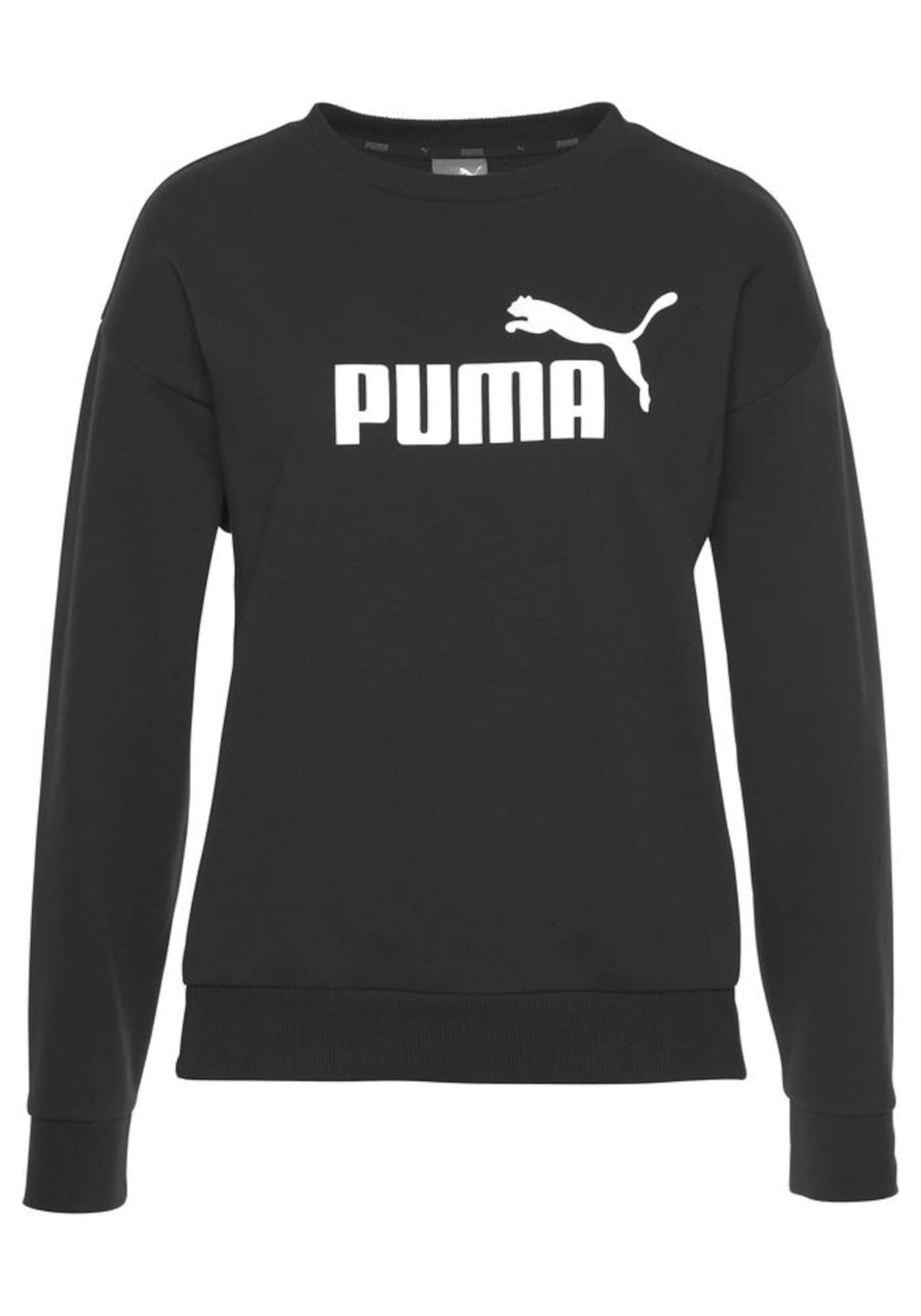 PUMA Sport szabadidős felsők  fekete / fehér