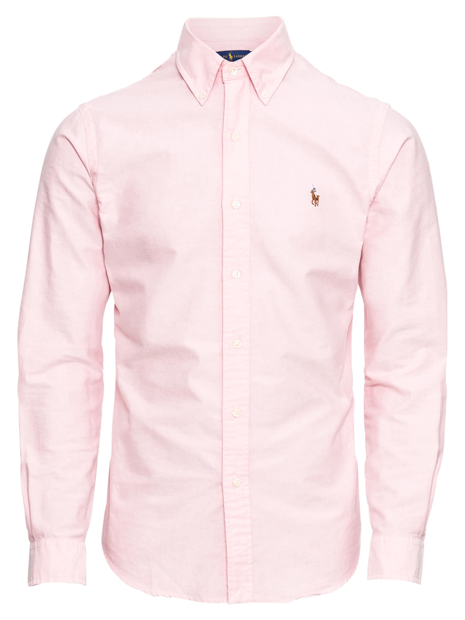 Polo Ralph Lauren Póló 'SL BD PPC SP-LONG SLEEVE-SPORT SHIRT'  rózsaszín