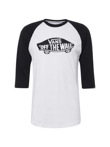 VANS Póló 'OTW RAGLAN'  fehér / fekete