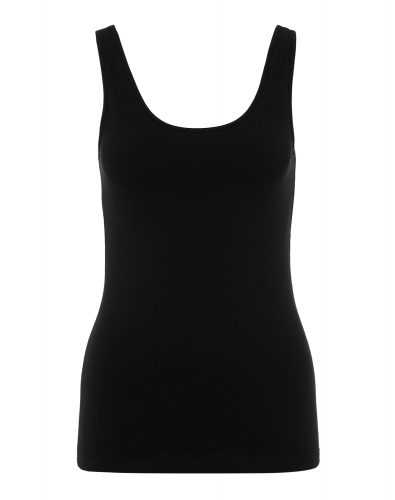 VERO MODA Top 'VMMAXI MY SOFT UU TANK TOP GA NOOS'  fekete