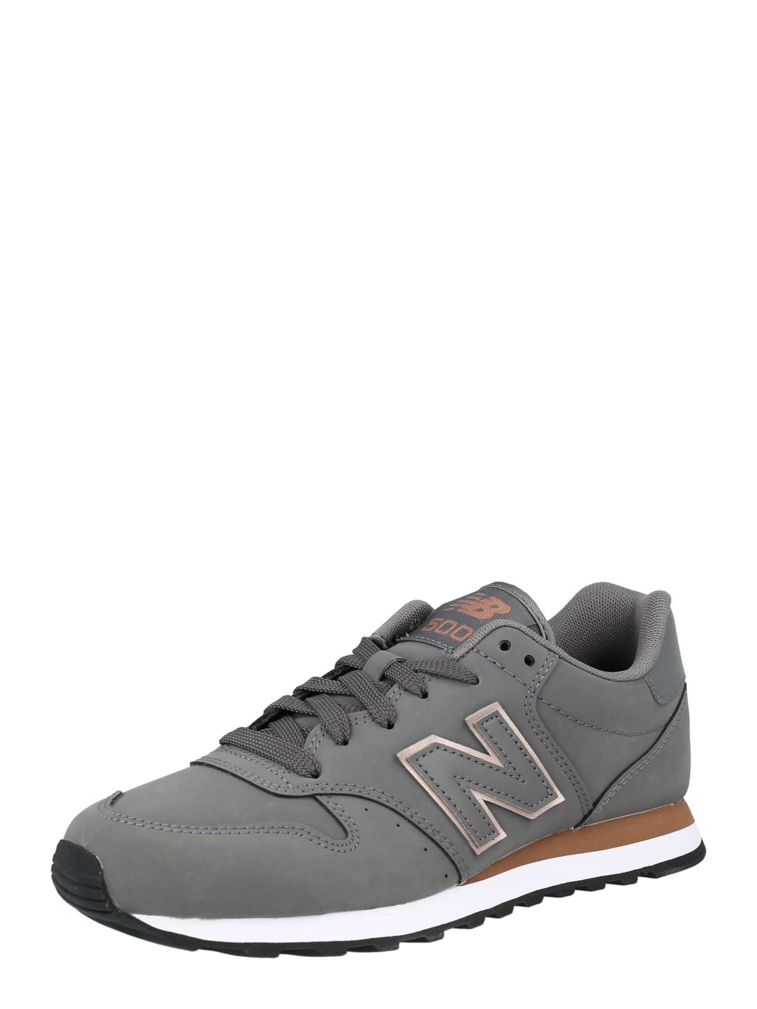 new balance Rövid szárú edzőcipők  sötétszürke / barna