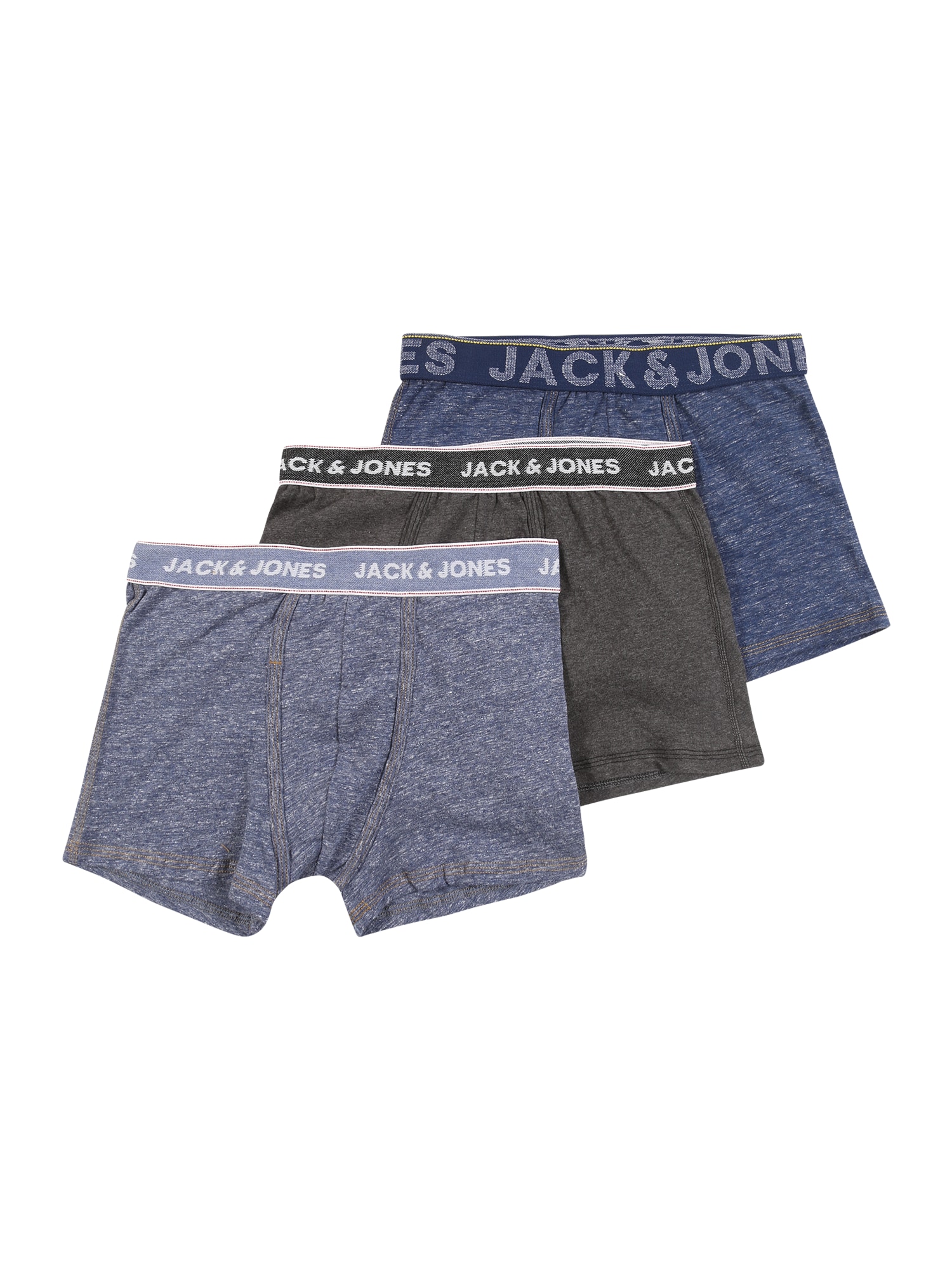 Jack & Jones Junior Alsónadrág 'Denim'  kék melír / fehér / galambkék / sötétszürke