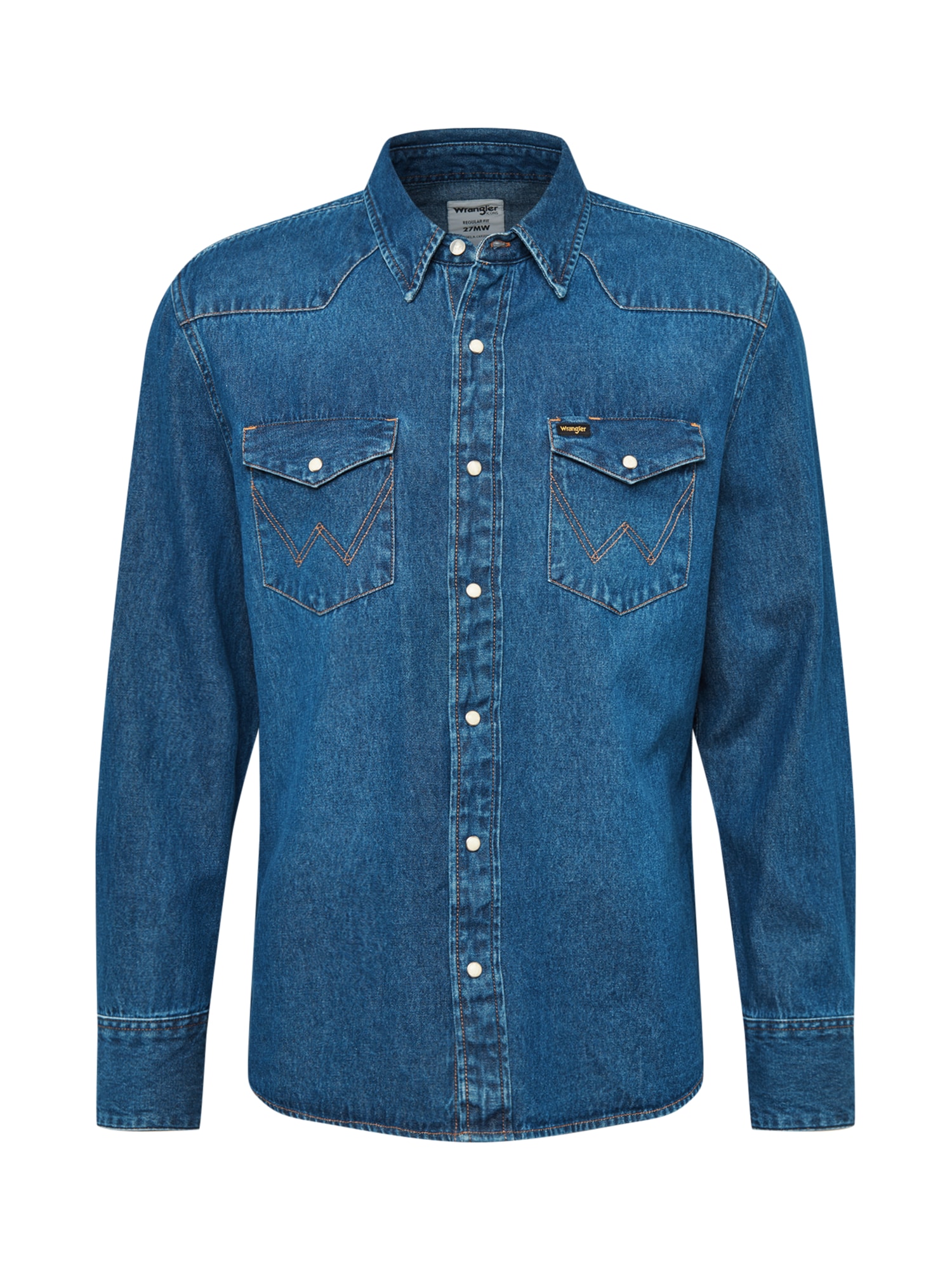 WRANGLER Ing 'Western Shirt'  kék