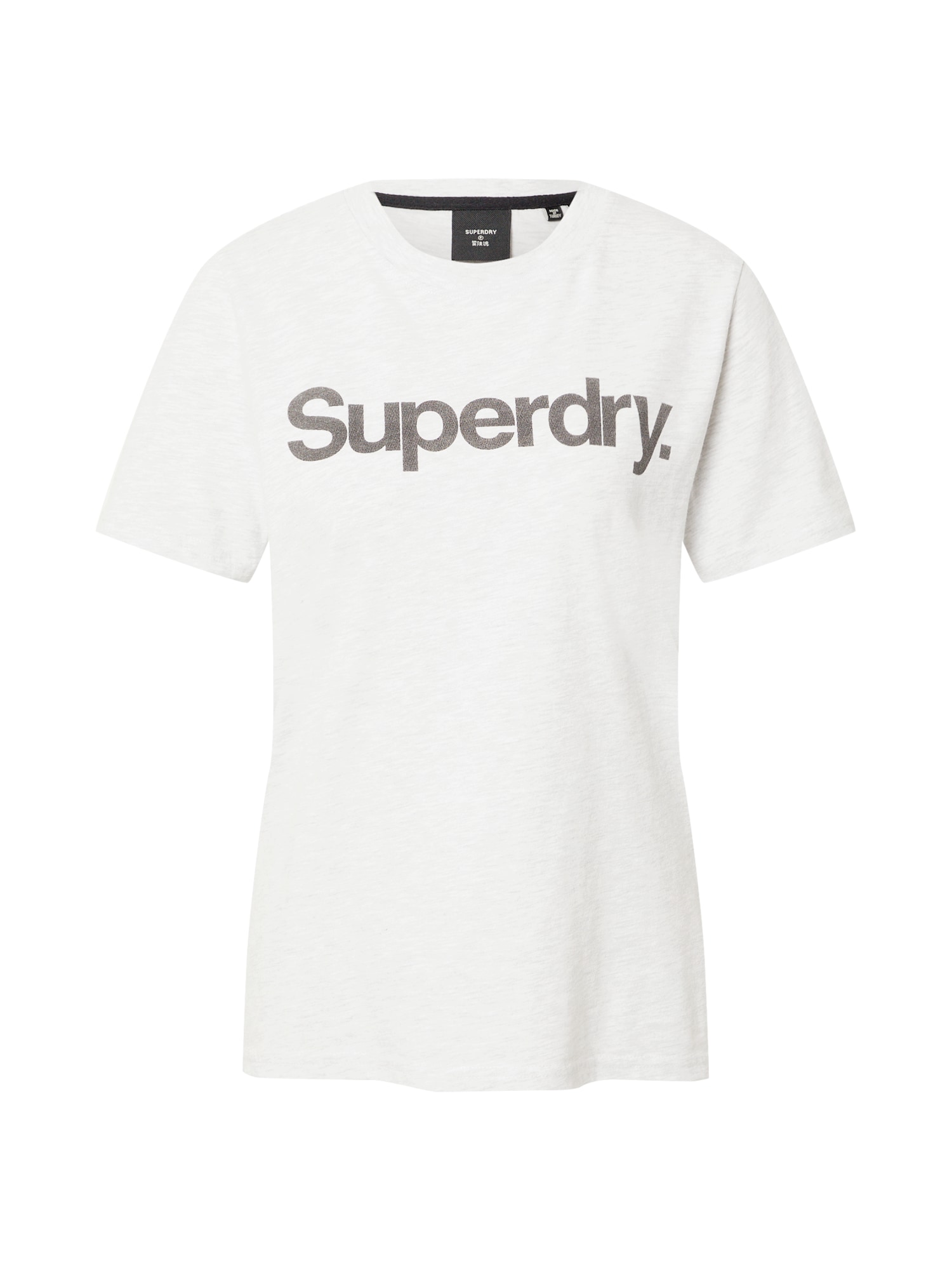 Superdry Póló  fehér / szürke