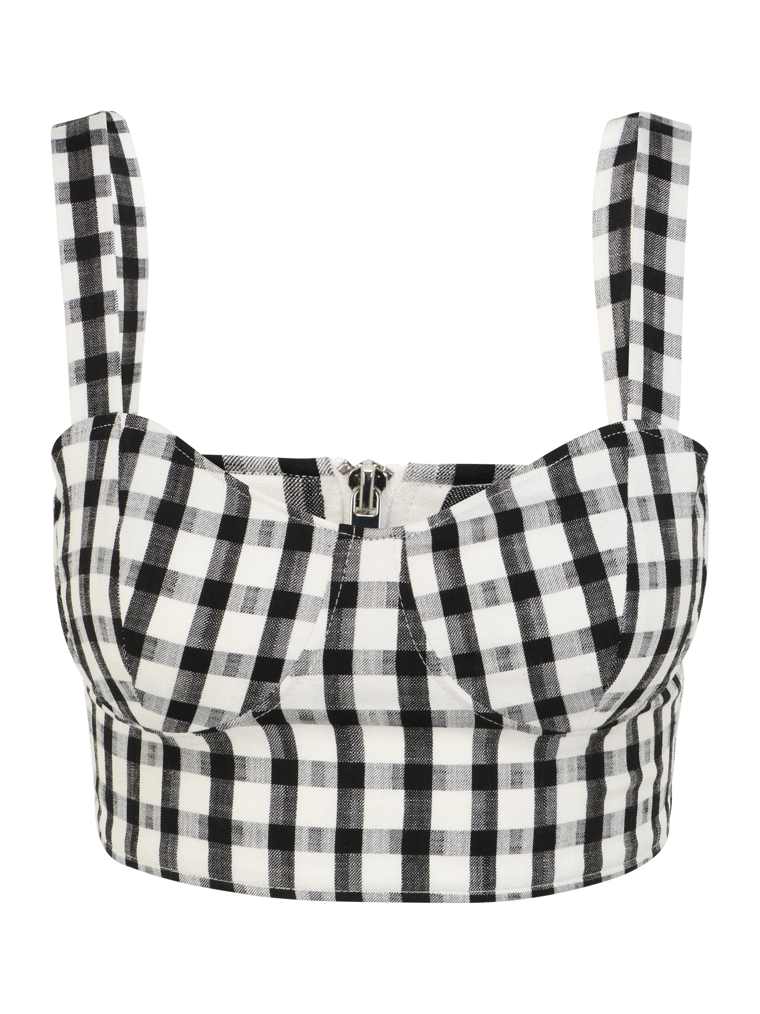 River Island Petite Top  fekete / fehér