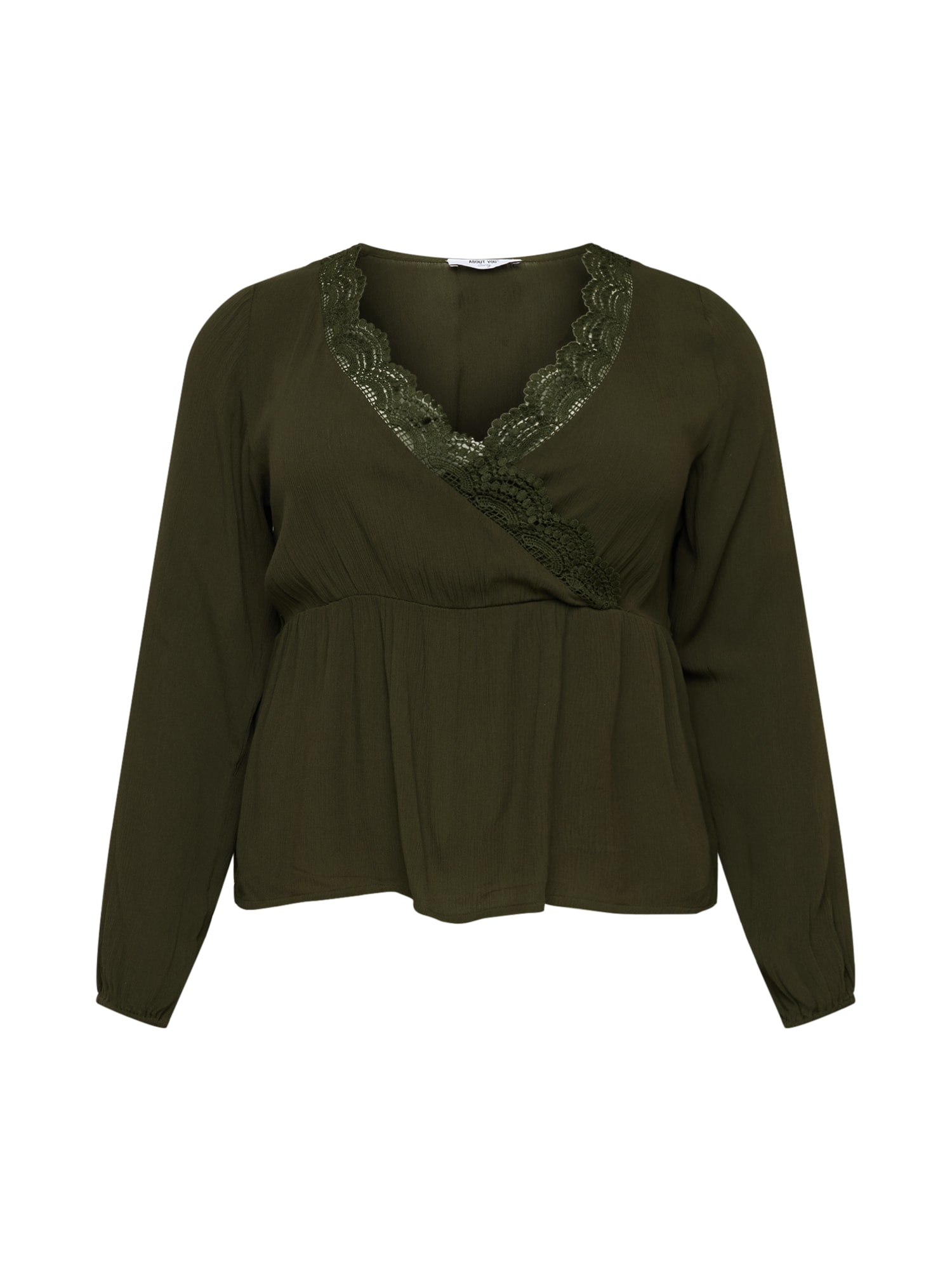 ABOUT YOU Curvy Blúz 'Binia'  khaki