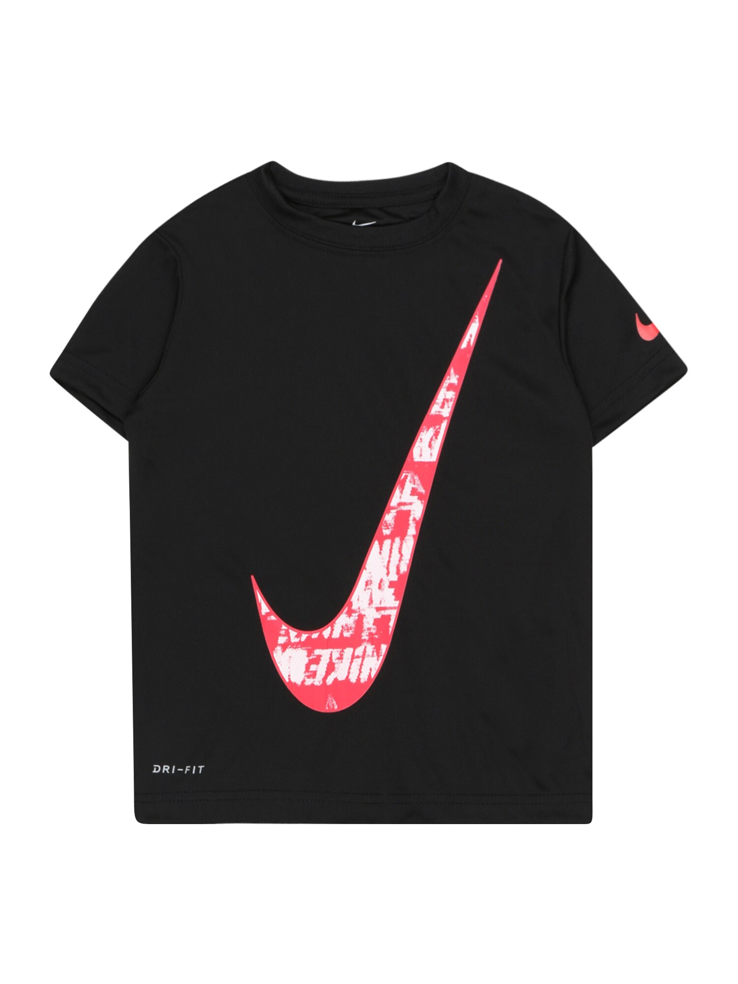 Nike Sportswear Póló  fekete / rózsaszín / fehér