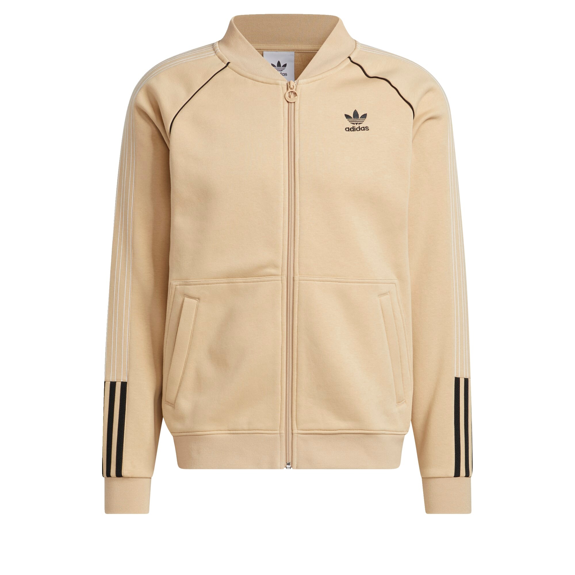 ADIDAS ORIGINALS Tréning dzseki  bézs / fekete / fehér