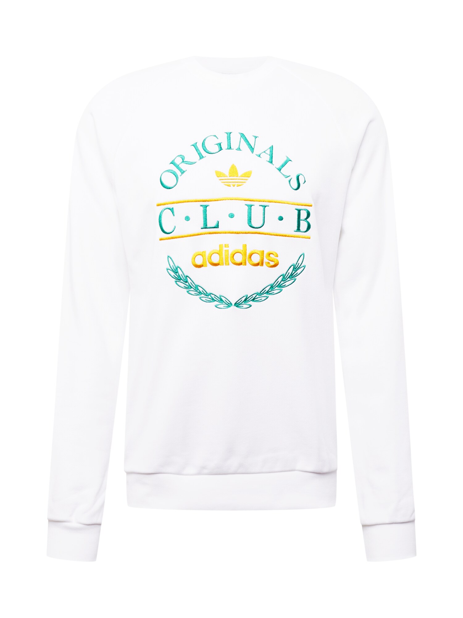 ADIDAS ORIGINALS Tréning póló  fehér / zöld / sárga