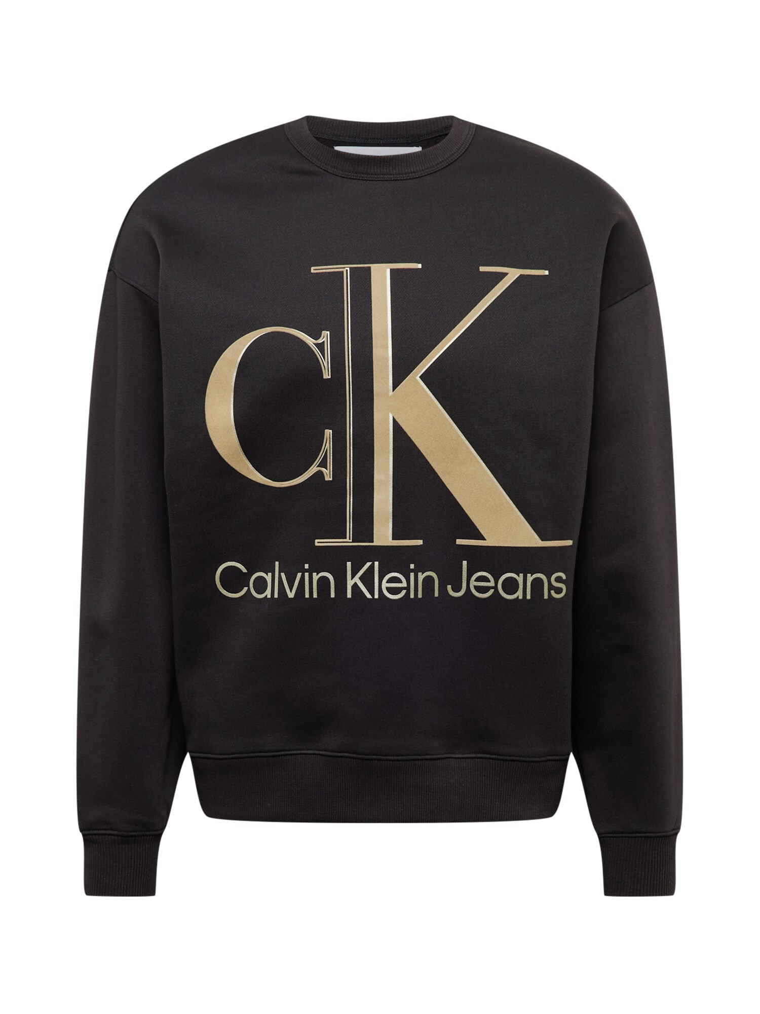 Calvin Klein Jeans Tréning póló  fekete / arany