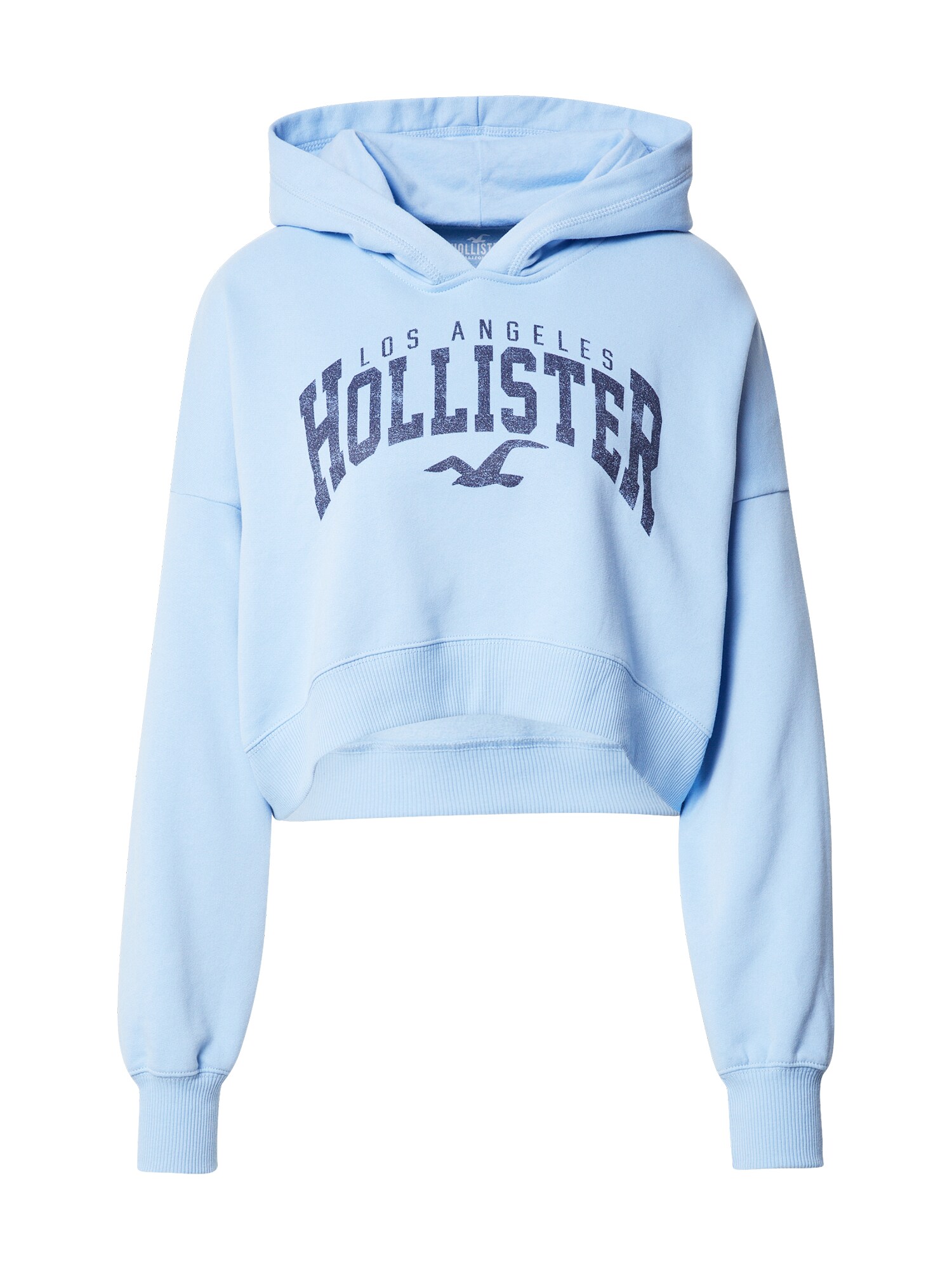 HOLLISTER Tréning póló  világoskék / sötétkék