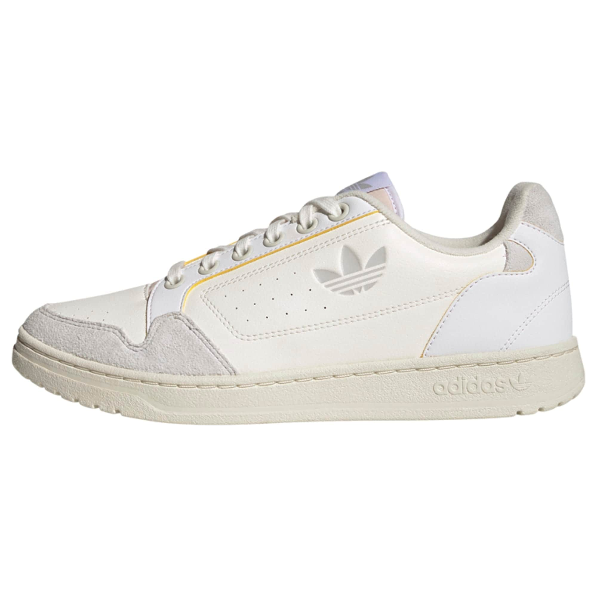 ADIDAS ORIGINALS Rövid szárú edzőcipők 'NY 90'  fehér / világos bézs / sárga / pasztellila