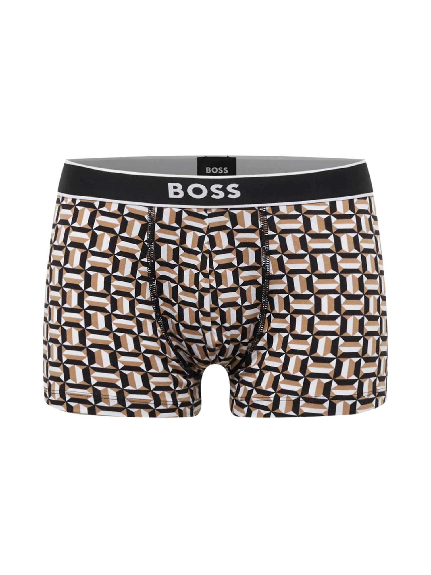 BOSS Black Boxeralsók  olíva / fekete / fehér