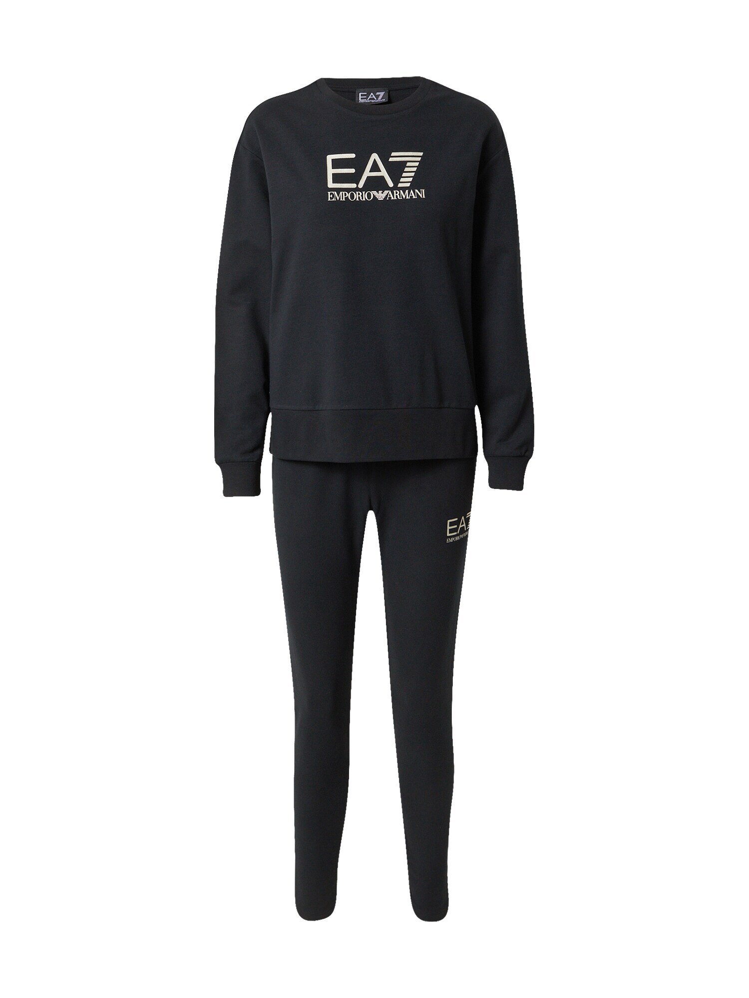 EA7 Emporio Armani Jogging ruhák 'TUTA'  fekete / fehér