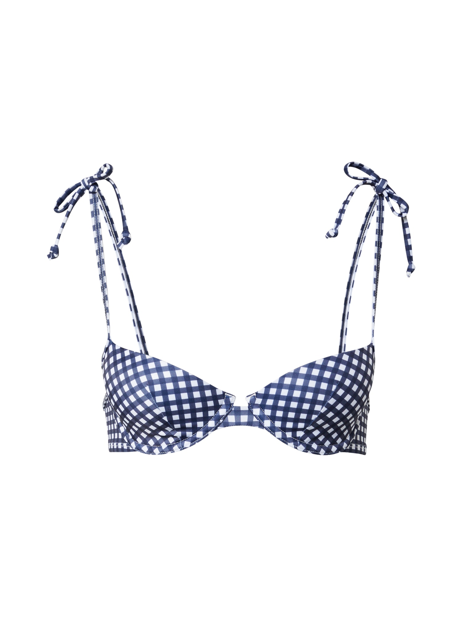 Hunkemöller Bikini felső  sötétkék / fehér