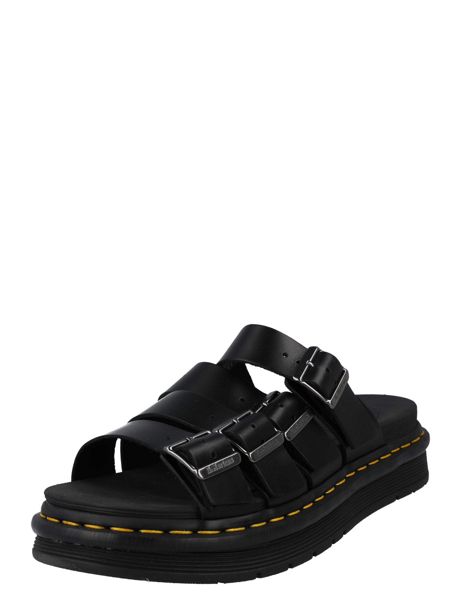 Dr. Martens Papucs 'Tate'  fekete / aranysárga