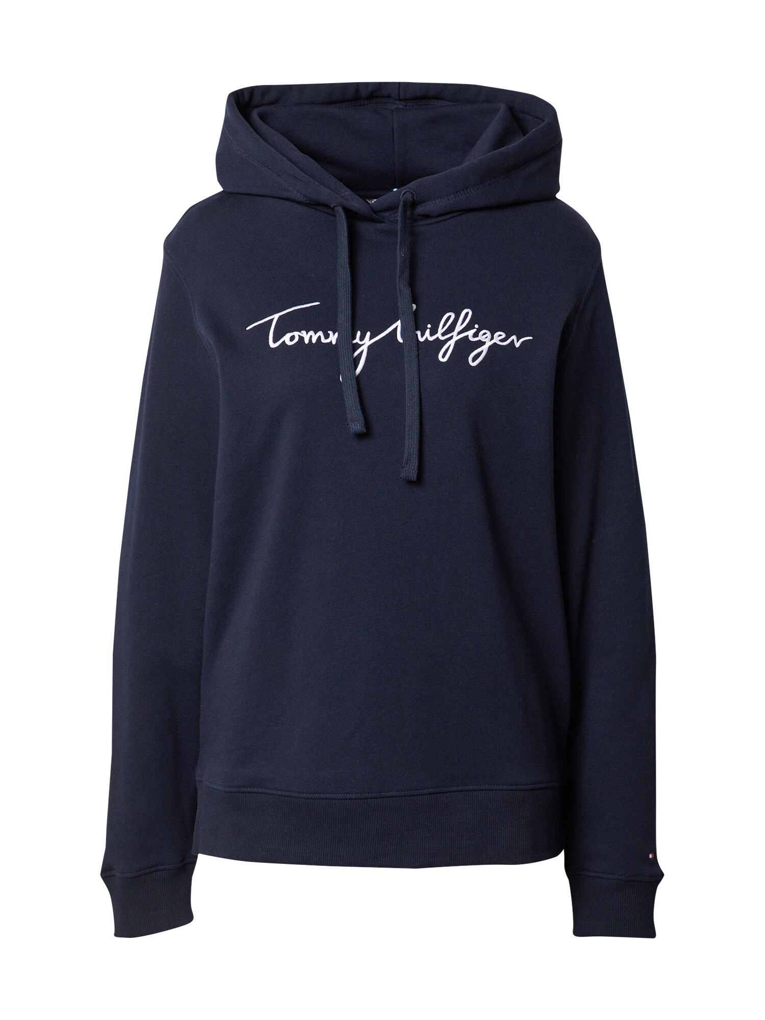 TOMMY HILFIGER Tréning póló  tengerészkék / fehér