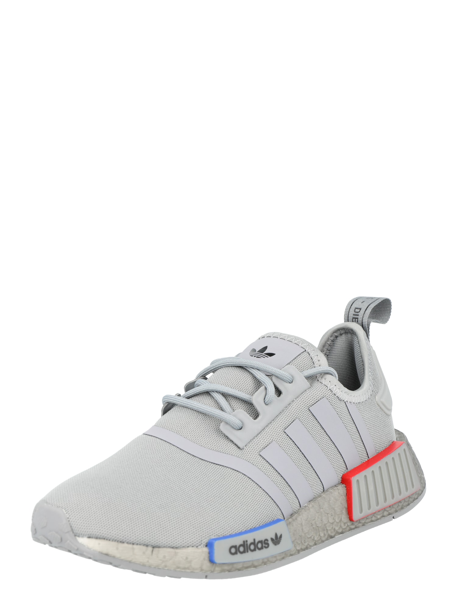 ADIDAS ORIGINALS Rövid szárú edzőcipők 'NMD_R1'  szürke / piros / kék