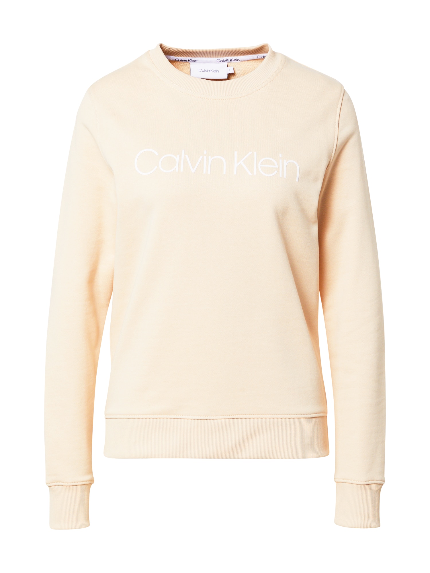 Calvin Klein Tréning póló  bézs / fehér