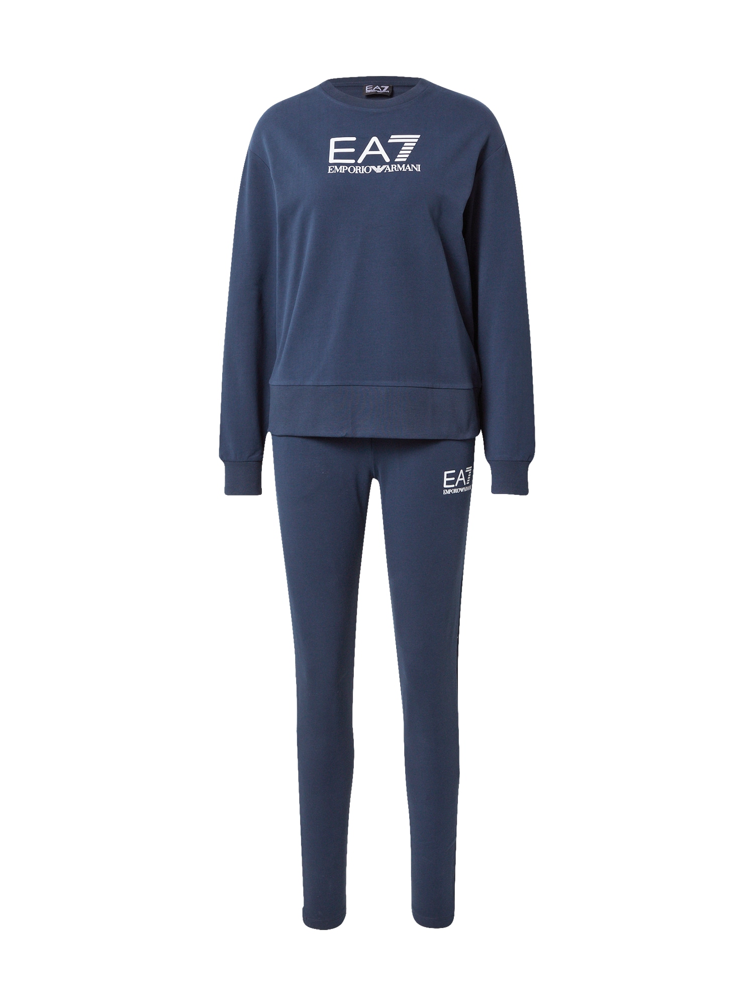 EA7 Emporio Armani Jogging ruhák 'TUTA'  tengerészkék / fehér