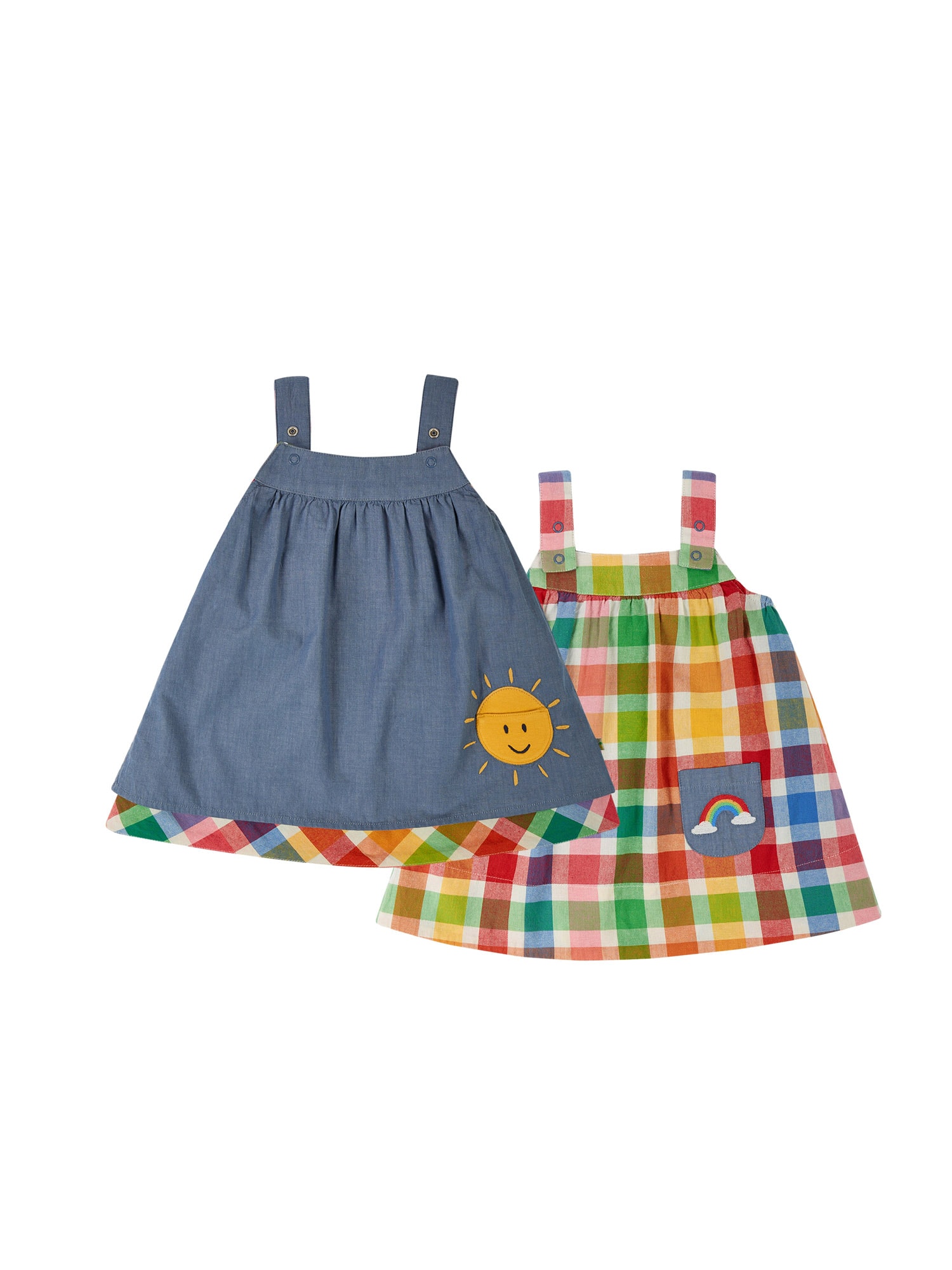 Frugi Ruha 'Rosemary'  galambkék / aranysárga / zöld / piros