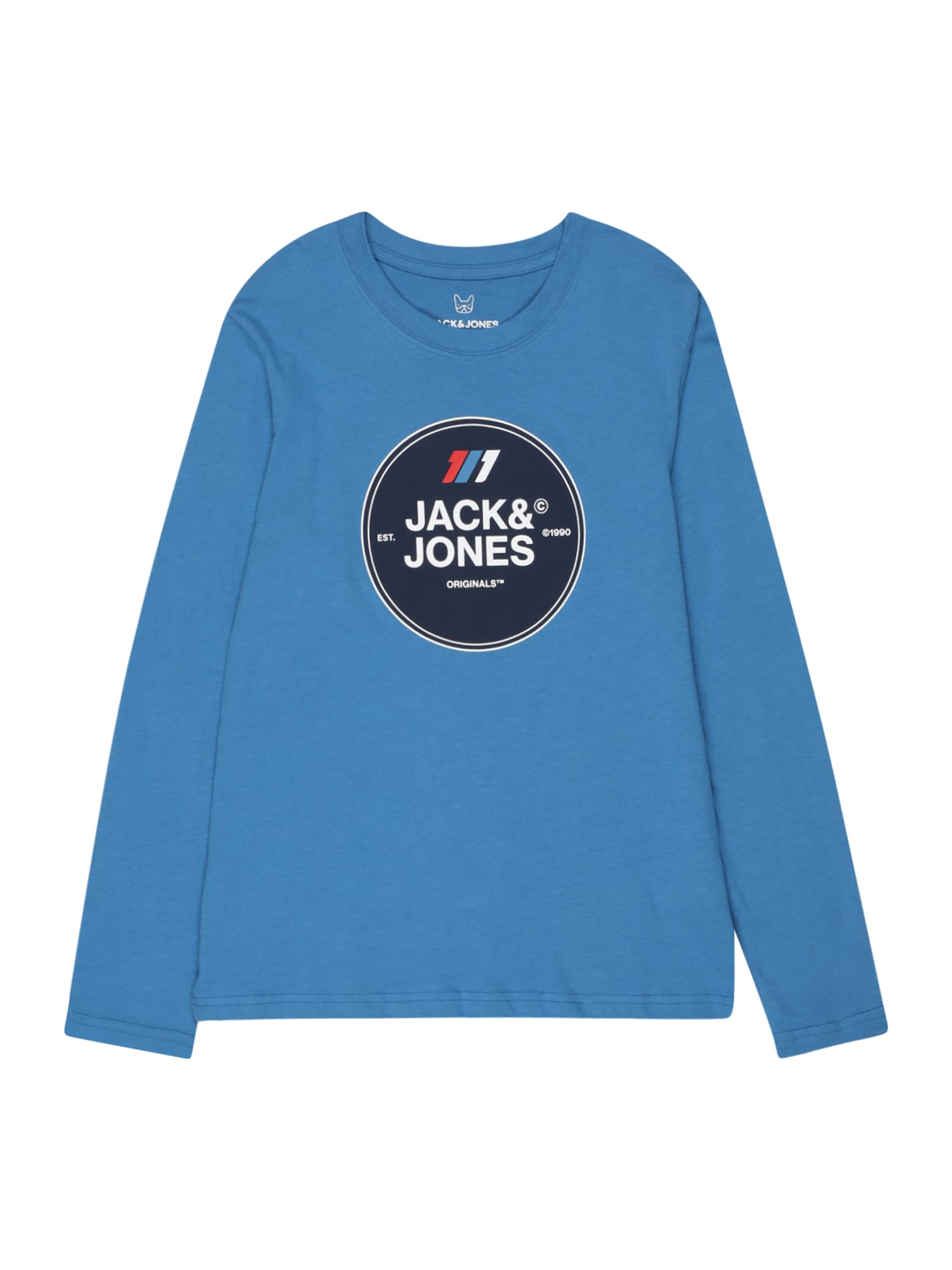 Jack & Jones Junior Póló 'Jornate'  zafir / tengerészkék / fehér / piros