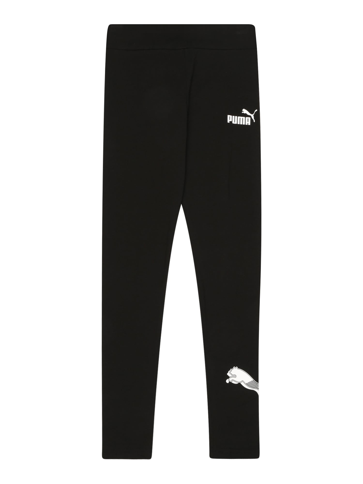 PUMA Leggings  fekete / fehér / szürke