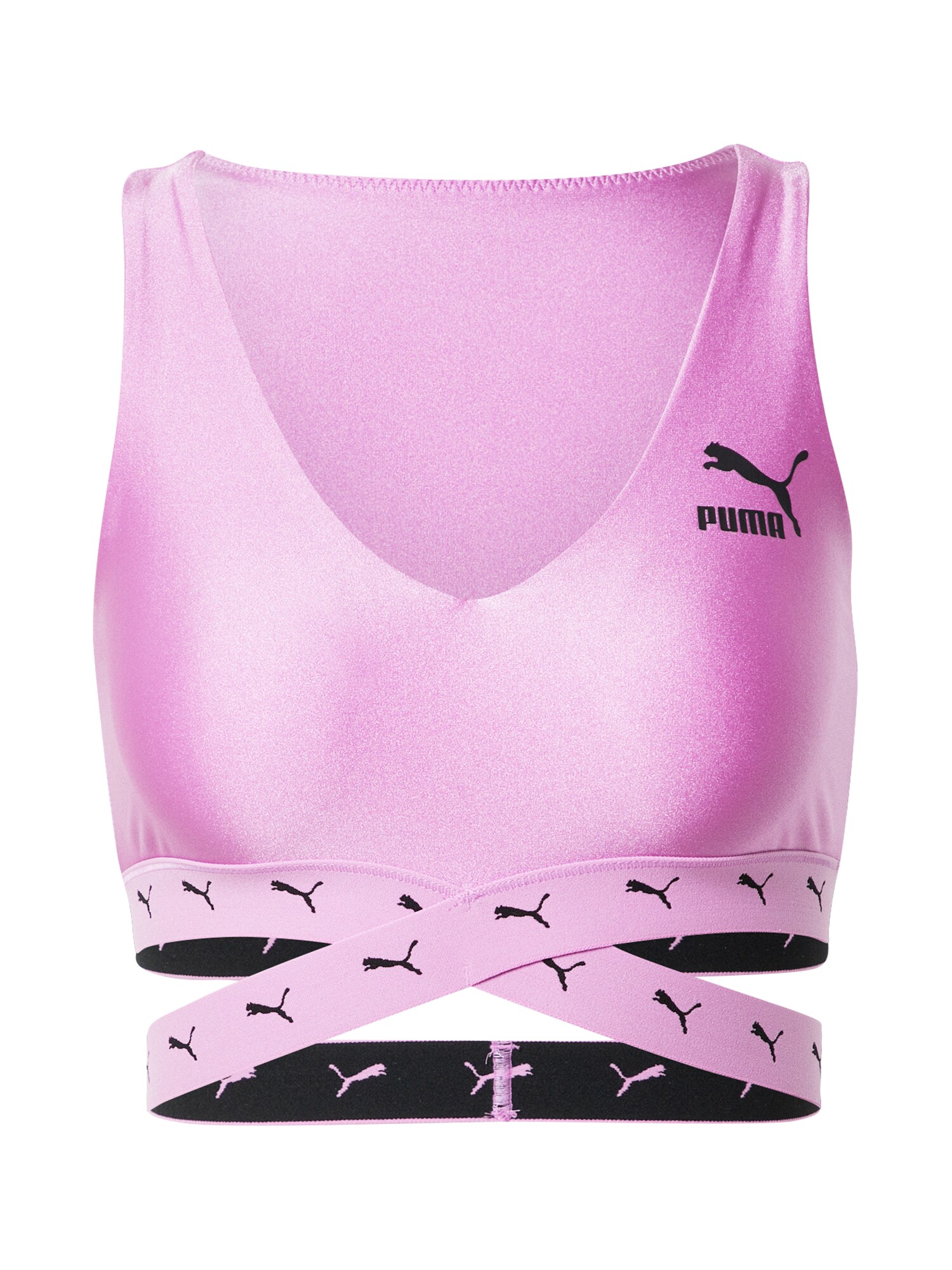 PUMA Top 'Dare To'  mályva / fekete