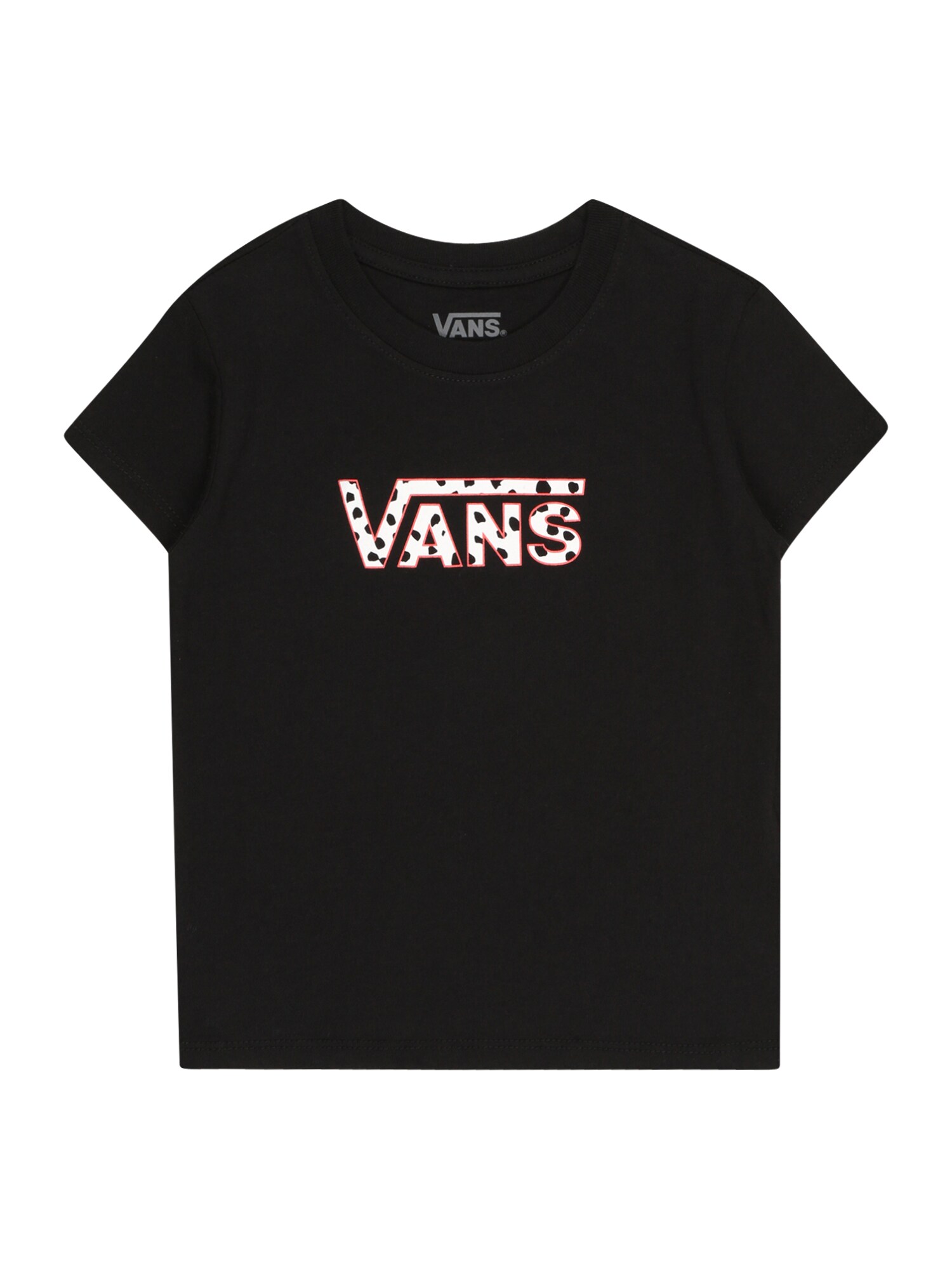 VANS Póló  fekete / fehér / piros