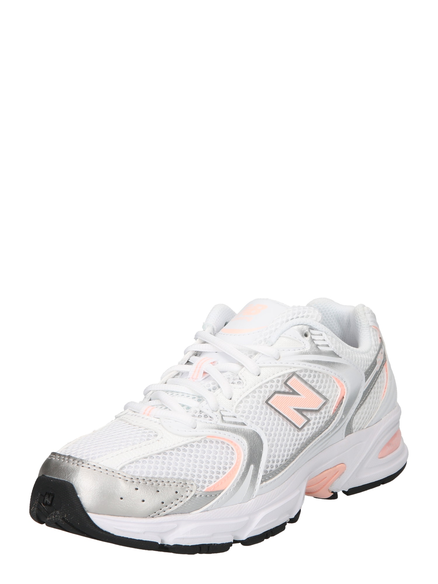 new balance Rövid szárú edzőcipők  fehér / őszibarack / ezüst / fekete