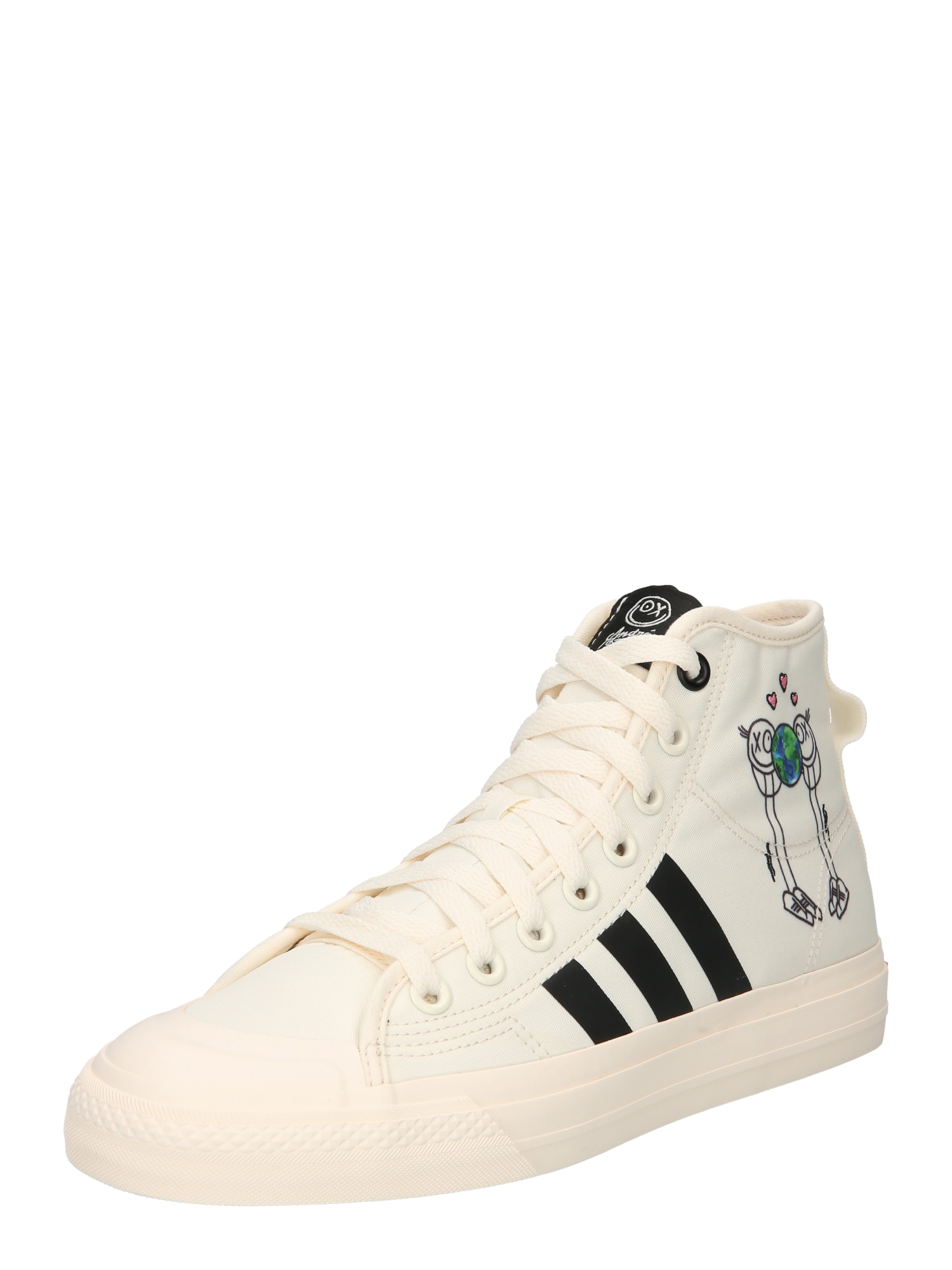 ADIDAS ORIGINALS Magas szárú edzőcipők 'Nizza'  rózsaszín / fekete / kék / zöld