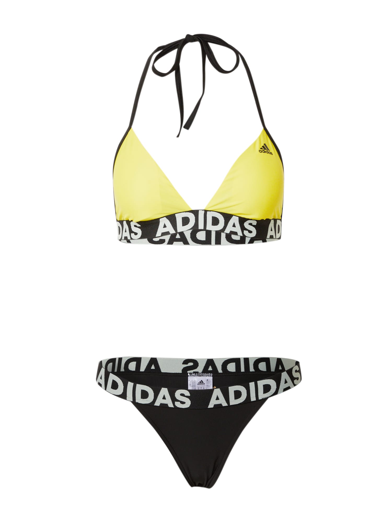 ADIDAS PERFORMANCE Sport bikini  fekete / mustár / fehér