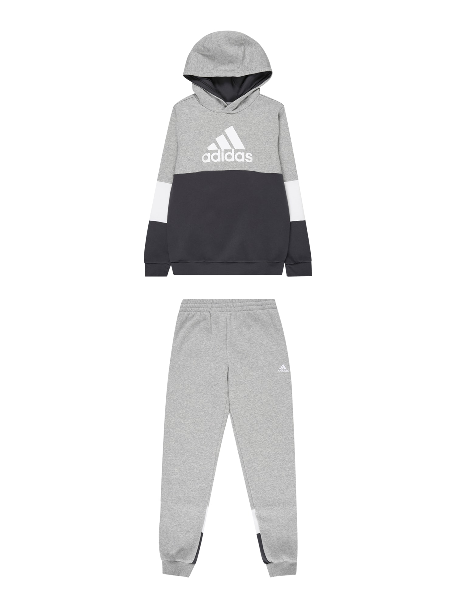 ADIDAS PERFORMANCE Tréningruha  szürke / fehér / fekete