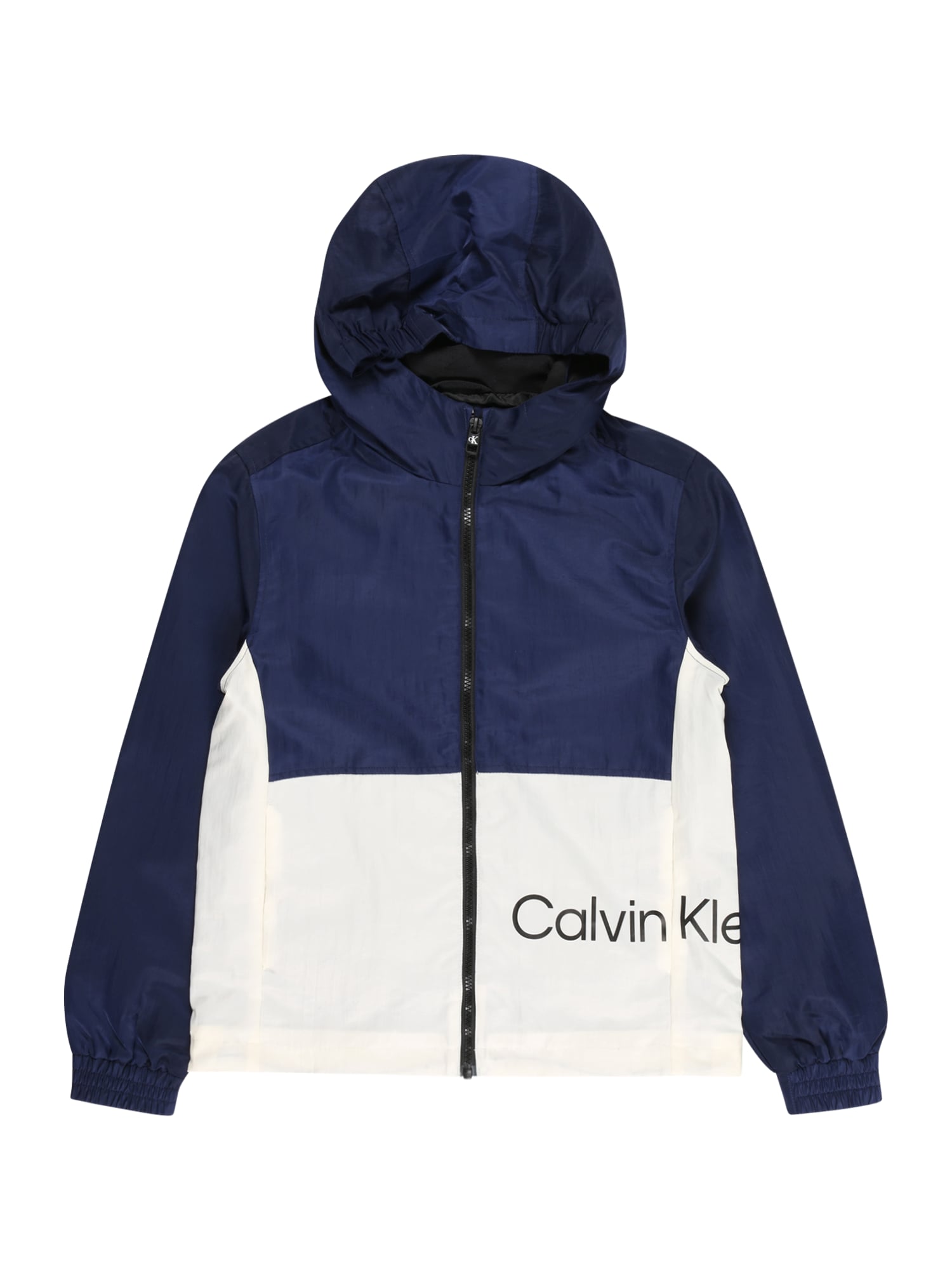 Calvin Klein Jeans Átmeneti dzseki  elefántcsont / sötétkék