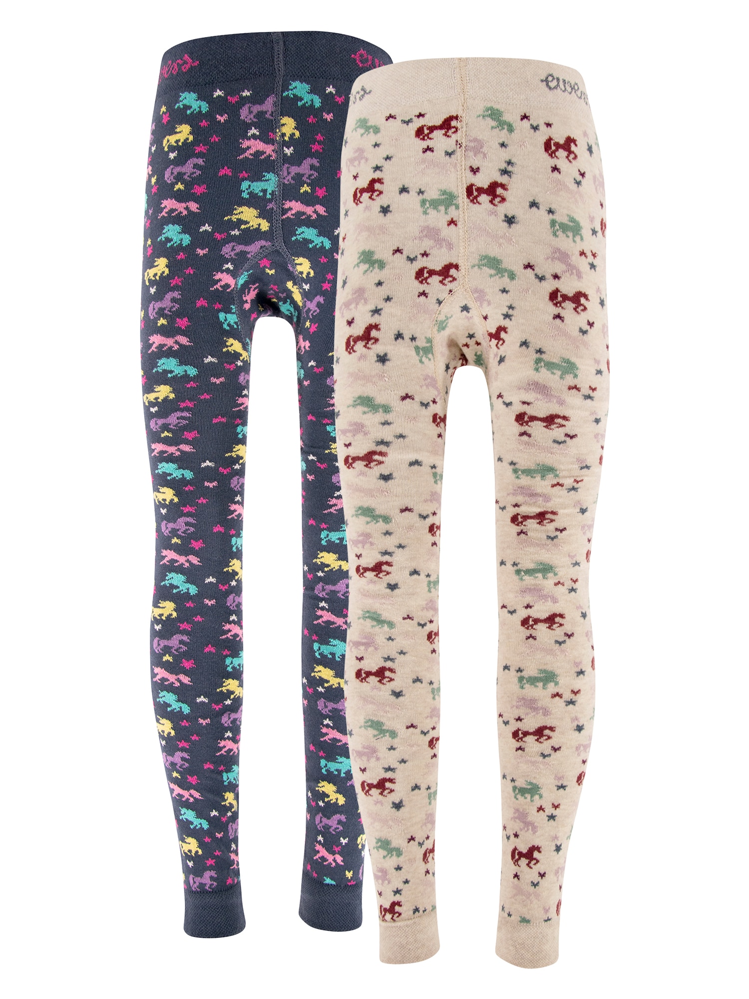 EWERS Leggings 'Einhorn'  sötétkék / bézs / vegyes színek