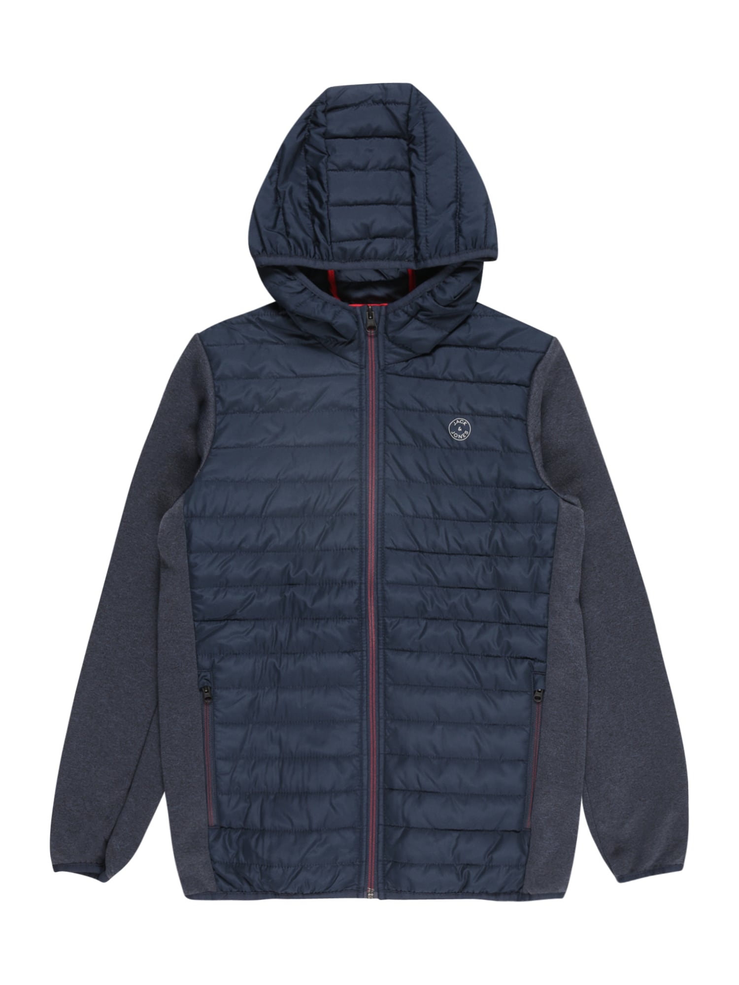 Jack & Jones Junior Átmeneti dzseki  tengerészkék / fehér / piros