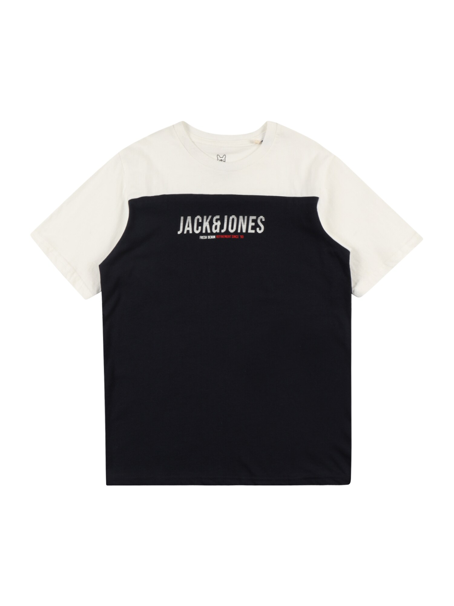 Jack & Jones Junior Póló 'Dan'  kék / természetes fehér