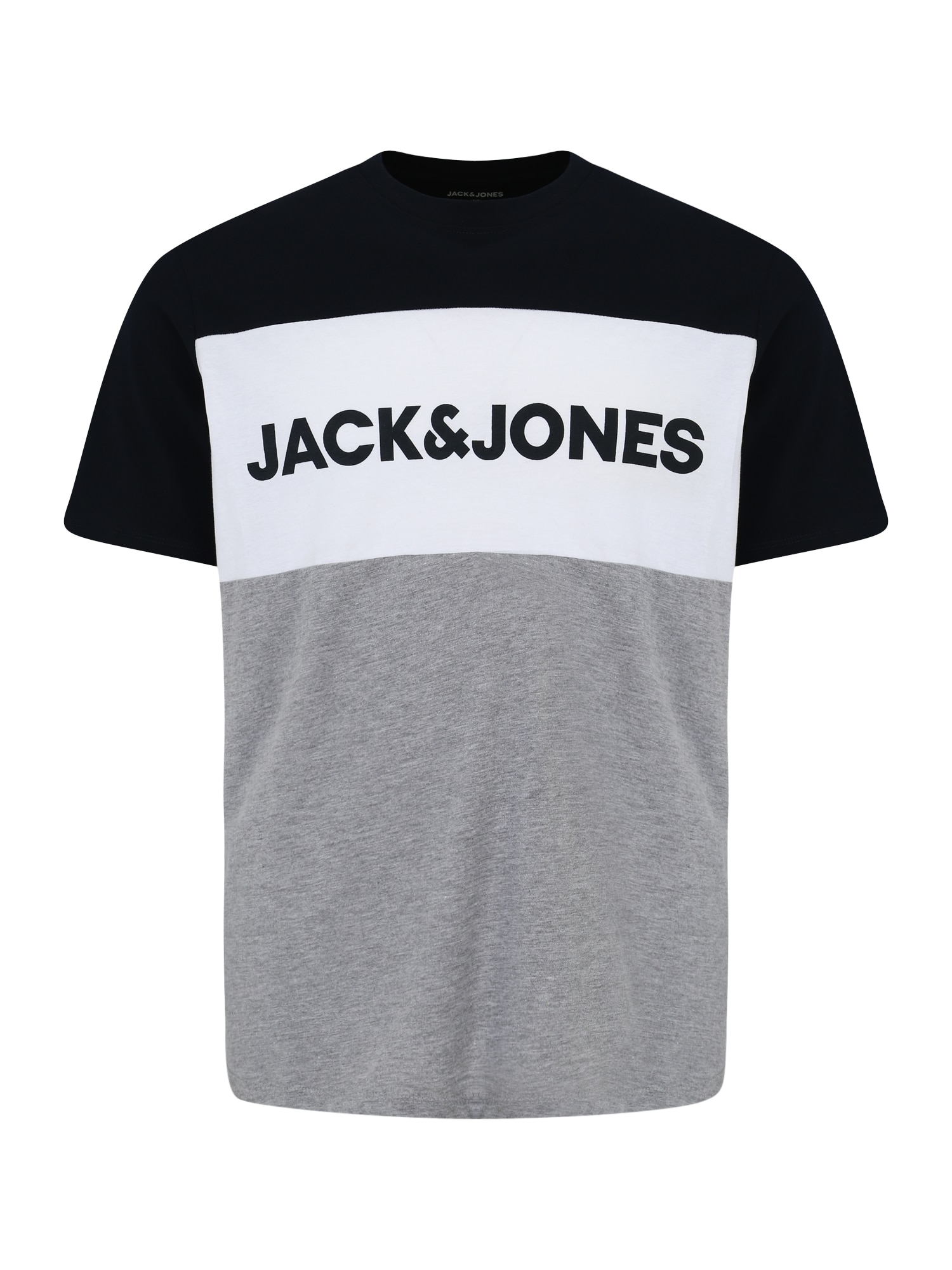 Jack & Jones Plus Póló  kék / fehér / szürke