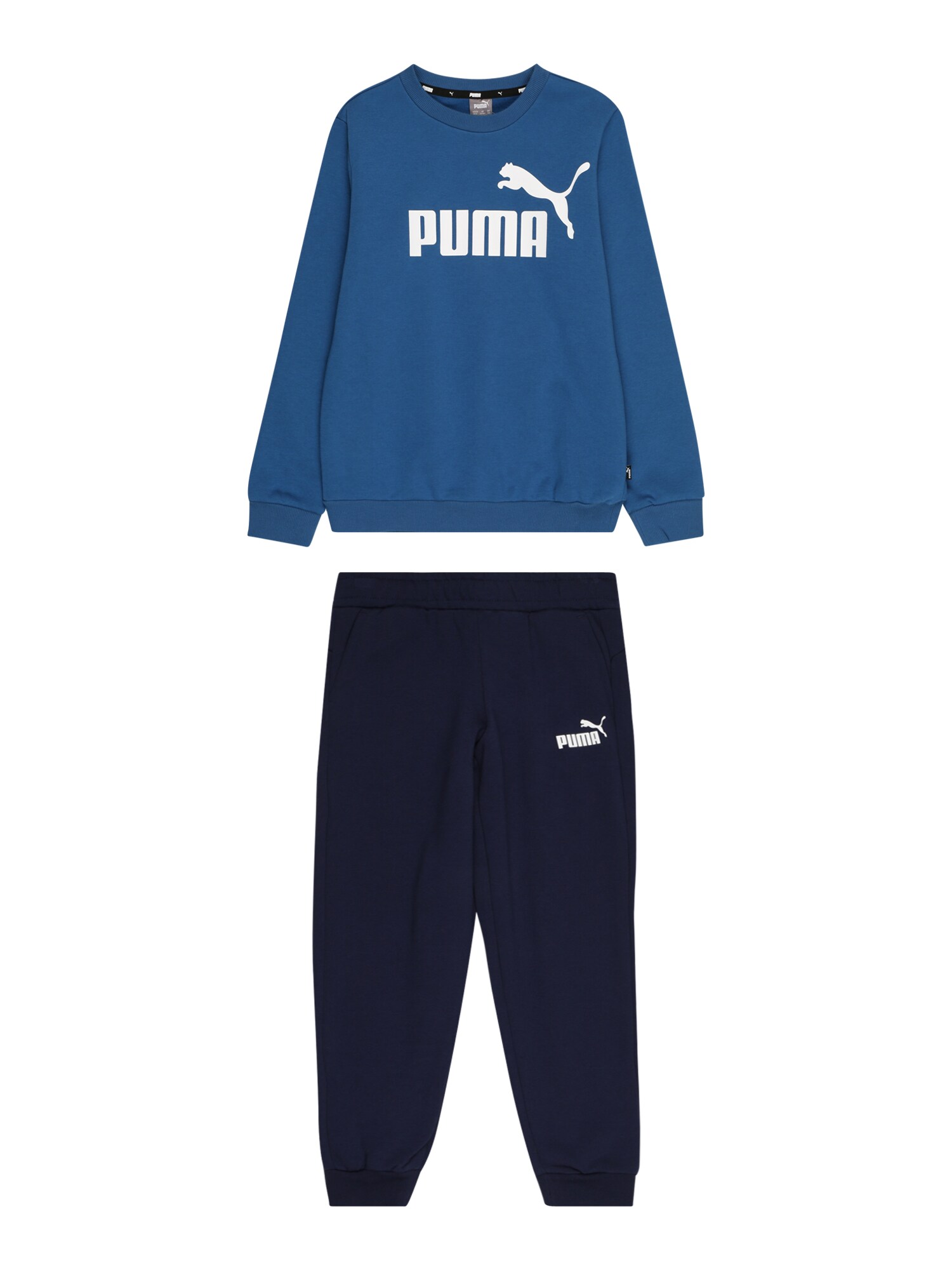 PUMA Jogging ruhák  fehér / kék / tengerészkék