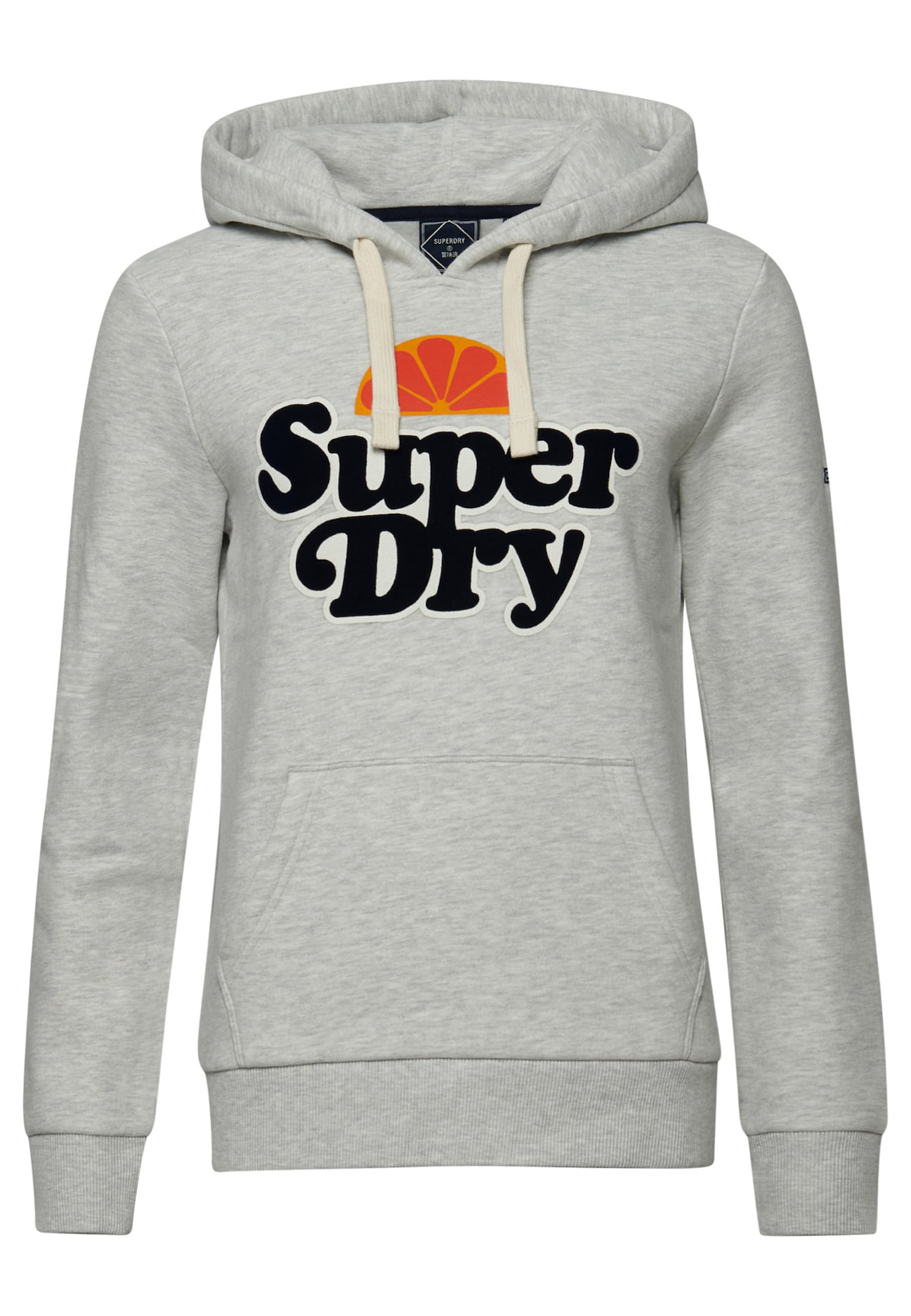 Superdry Tréning póló  szürke / fekete / narancs / piros