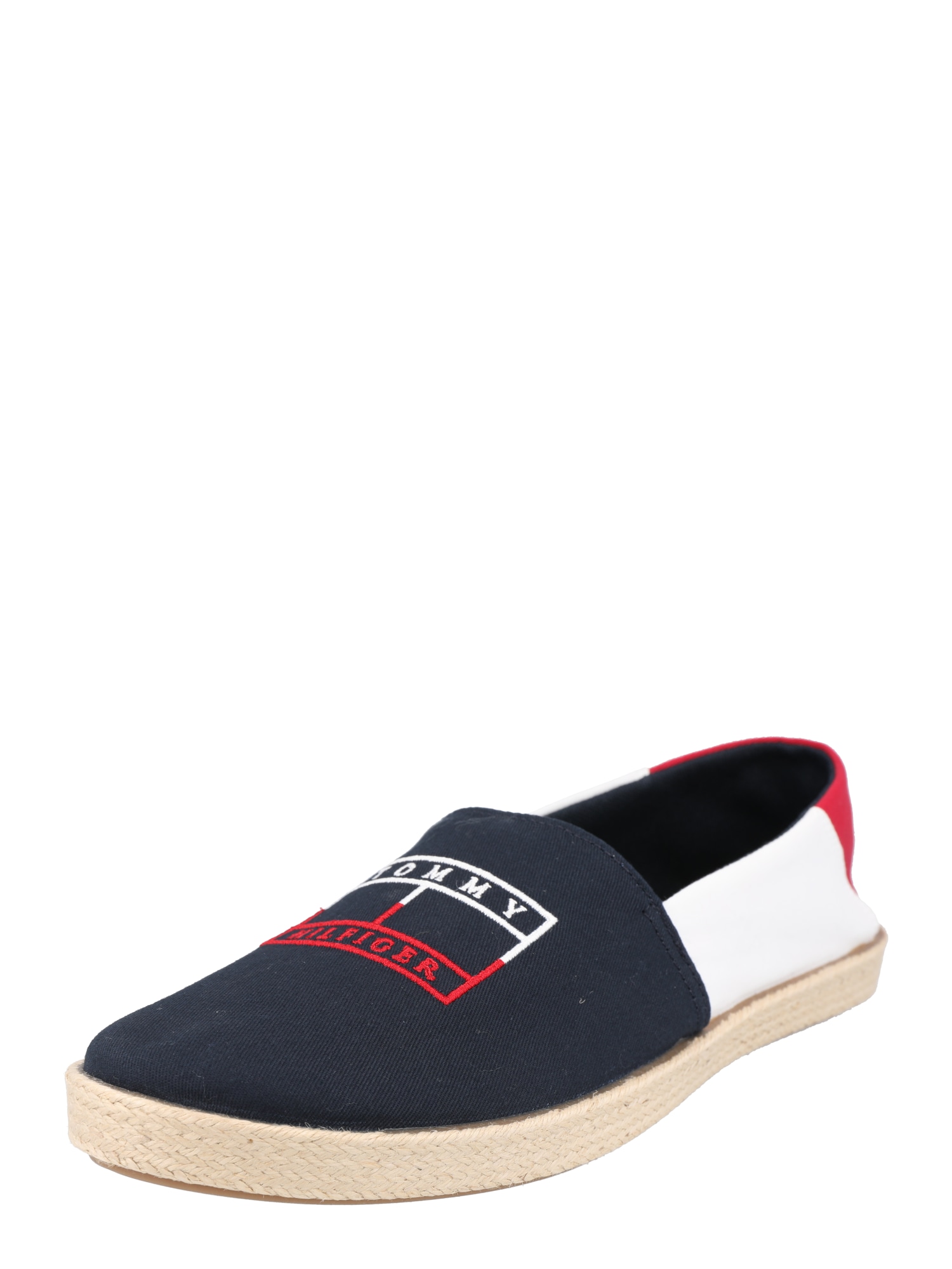 TOMMY HILFIGER Espadrilles  tengerészkék / krém / bordó