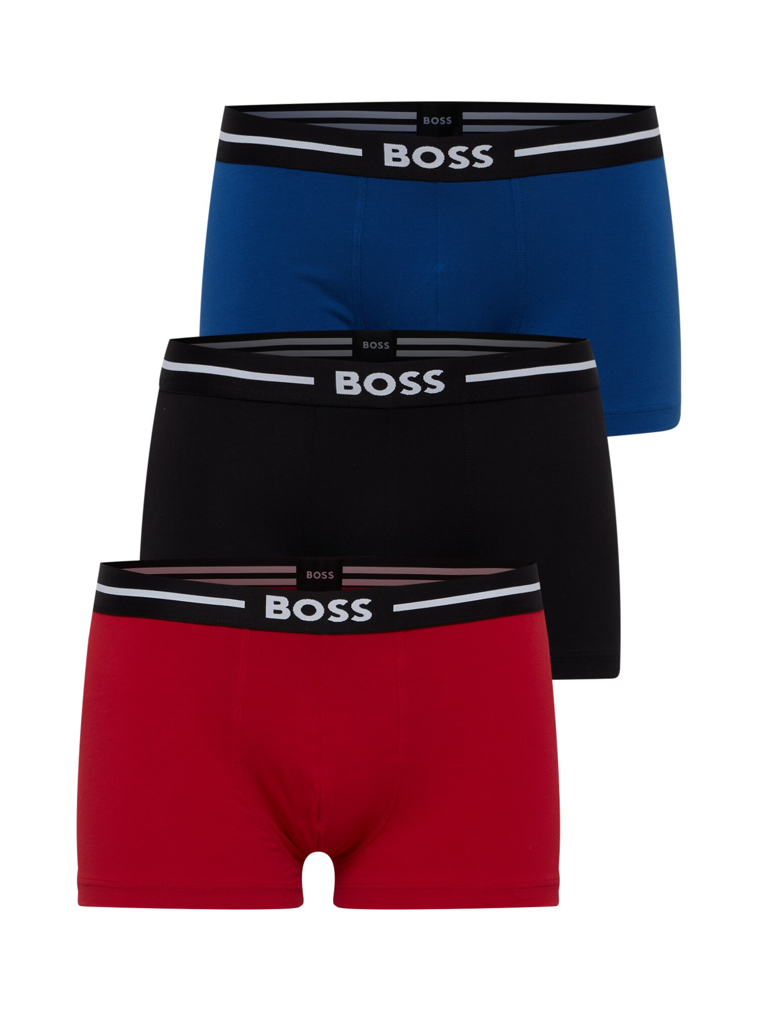 BOSS Black Boxeralsók  fekete / piros / kék / fehér