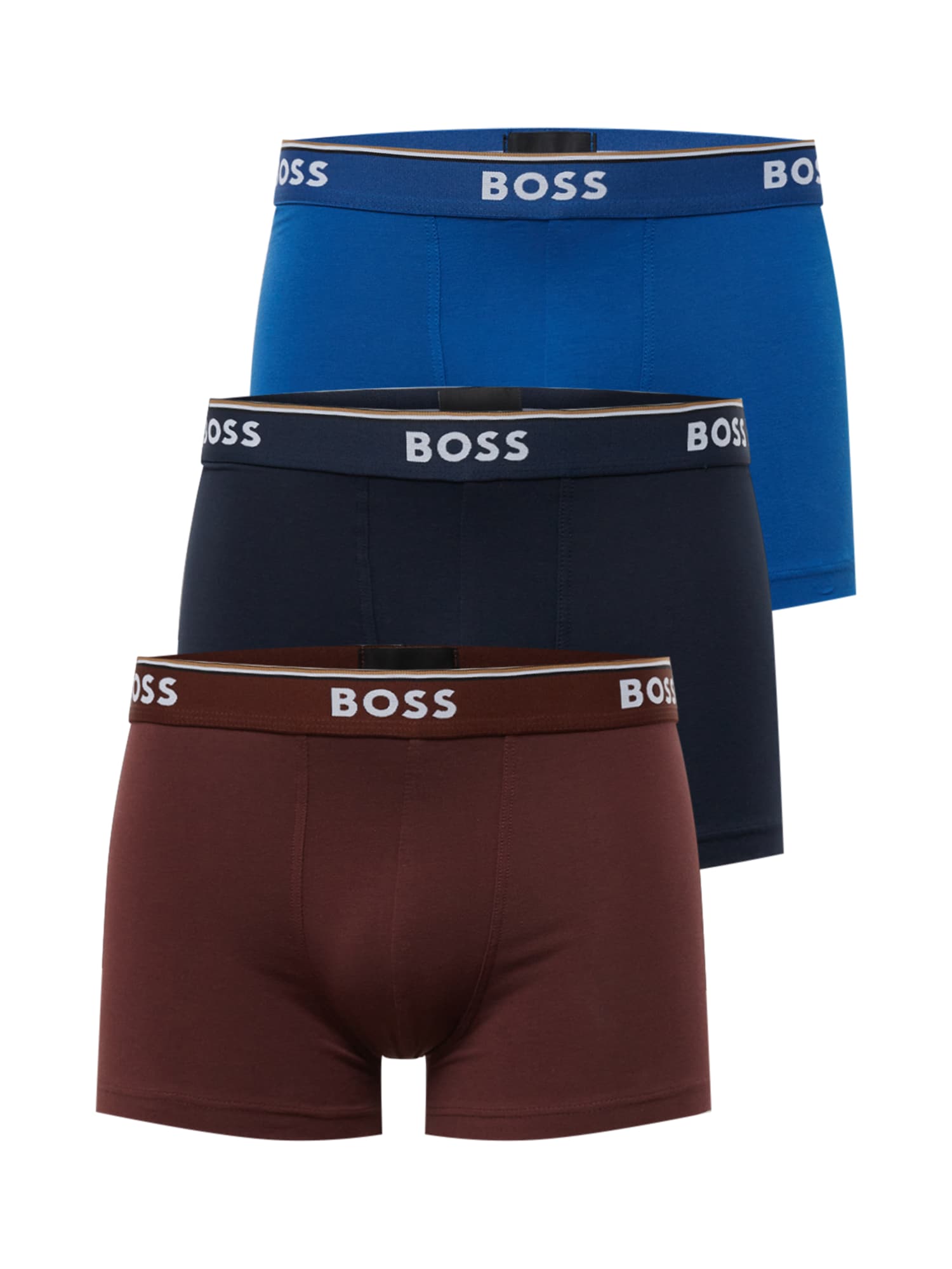 BOSS Black Boxeralsók  tengerészkék / sötét barna / kék / fehér