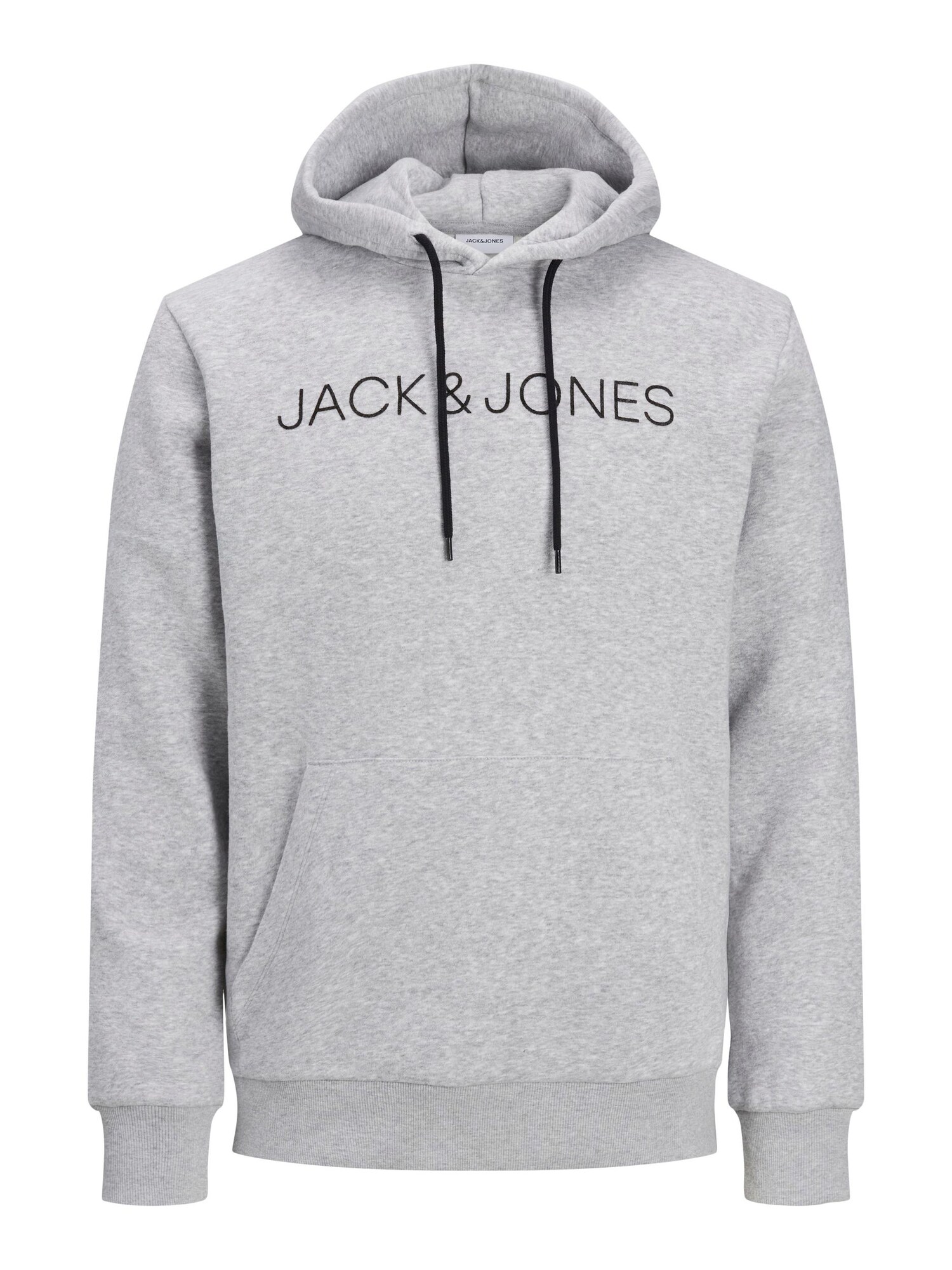 JACK & JONES Tréning póló 'HUGO'  világosszürke / fekete